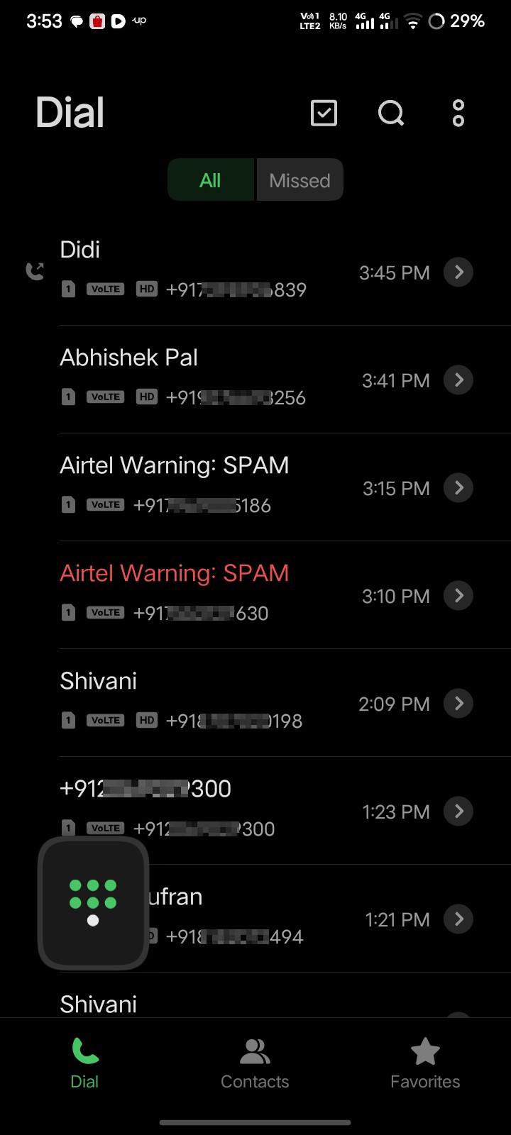 Blackmailing in the name of Airtel warning, asking for money using photos