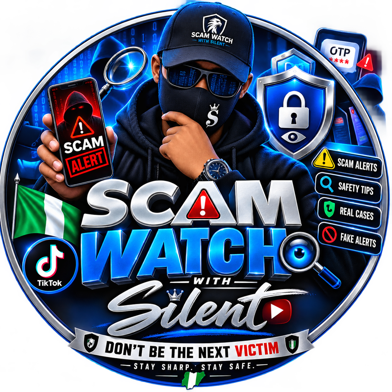 Scam watch with silent vibes 