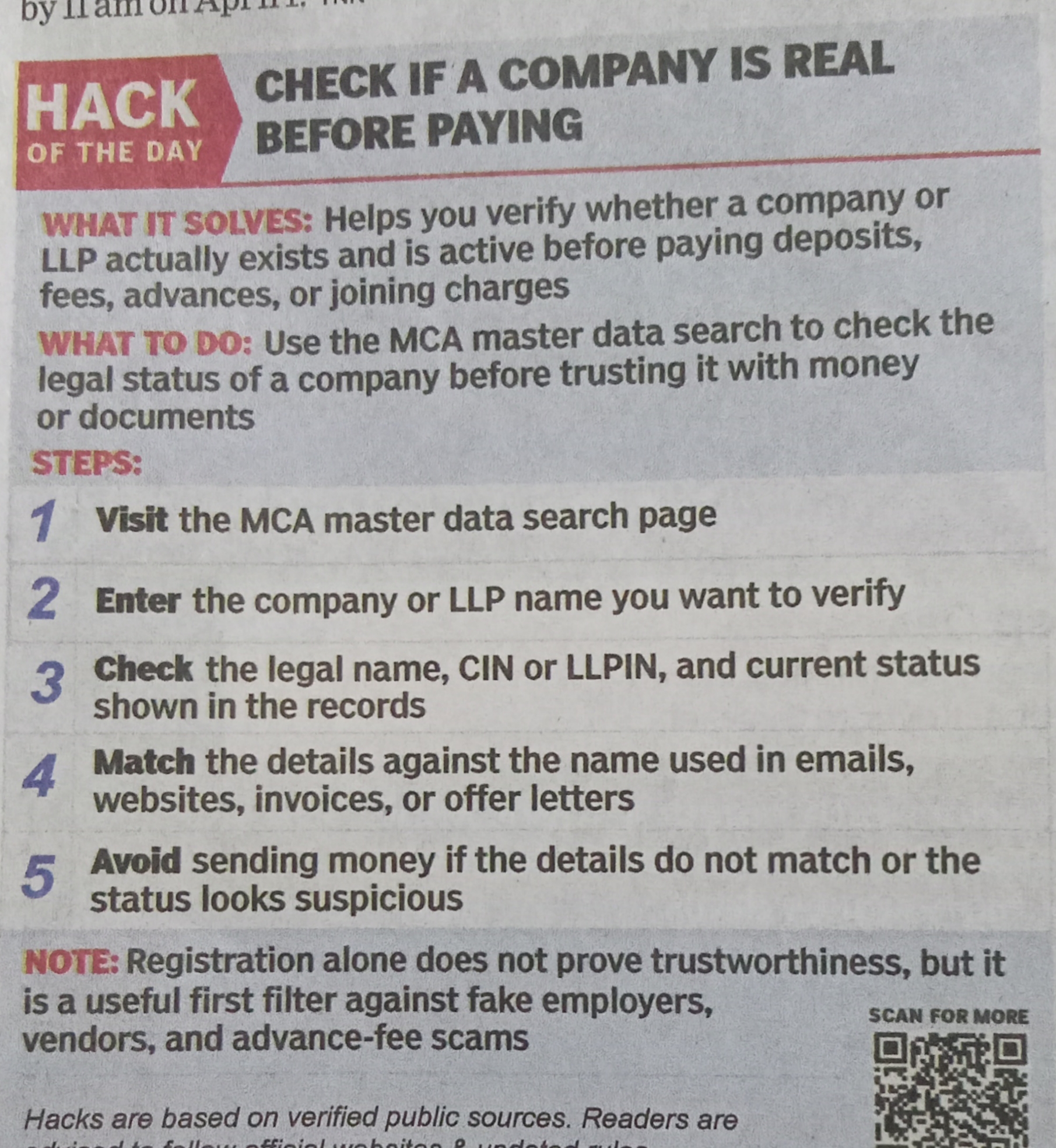 How to Check if a company is Real before paying