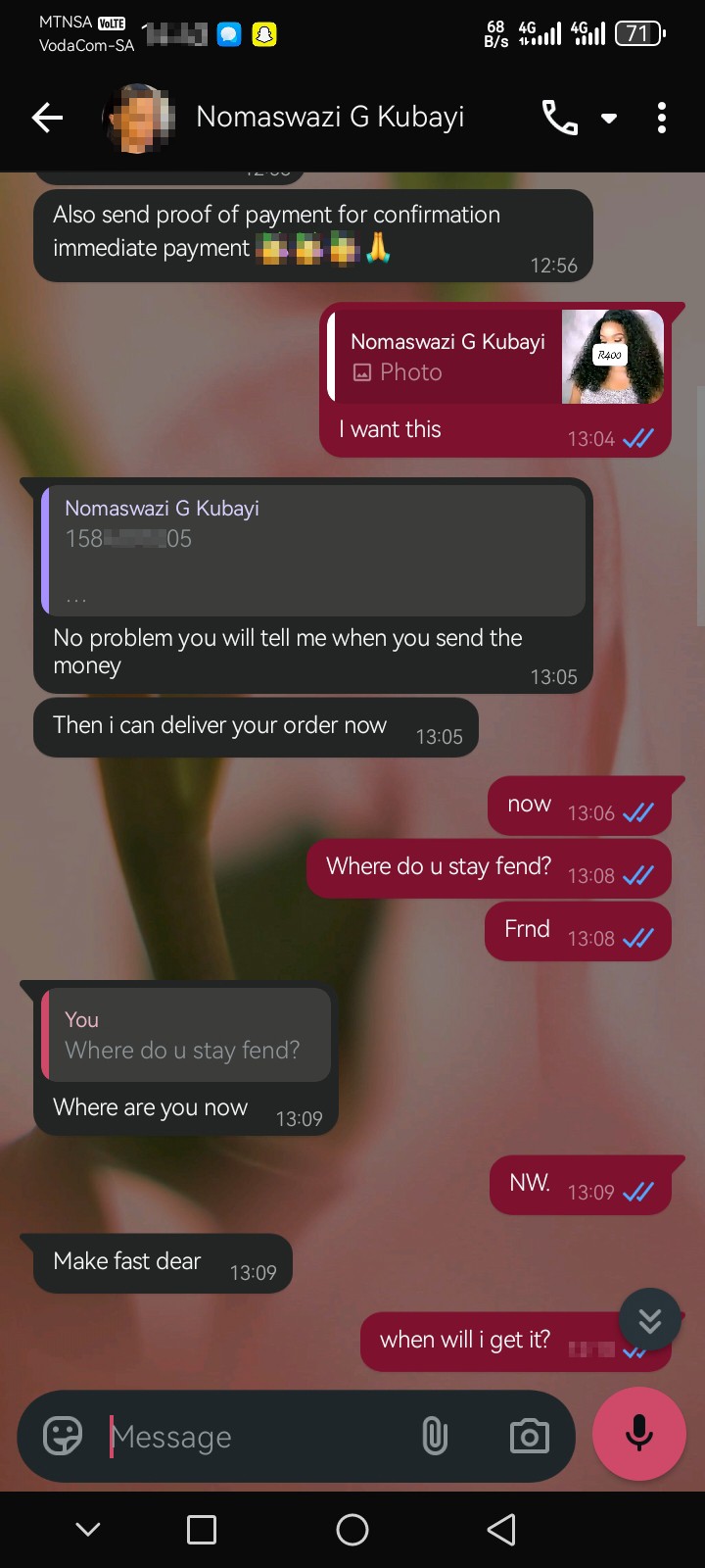 wig scammers - image 3