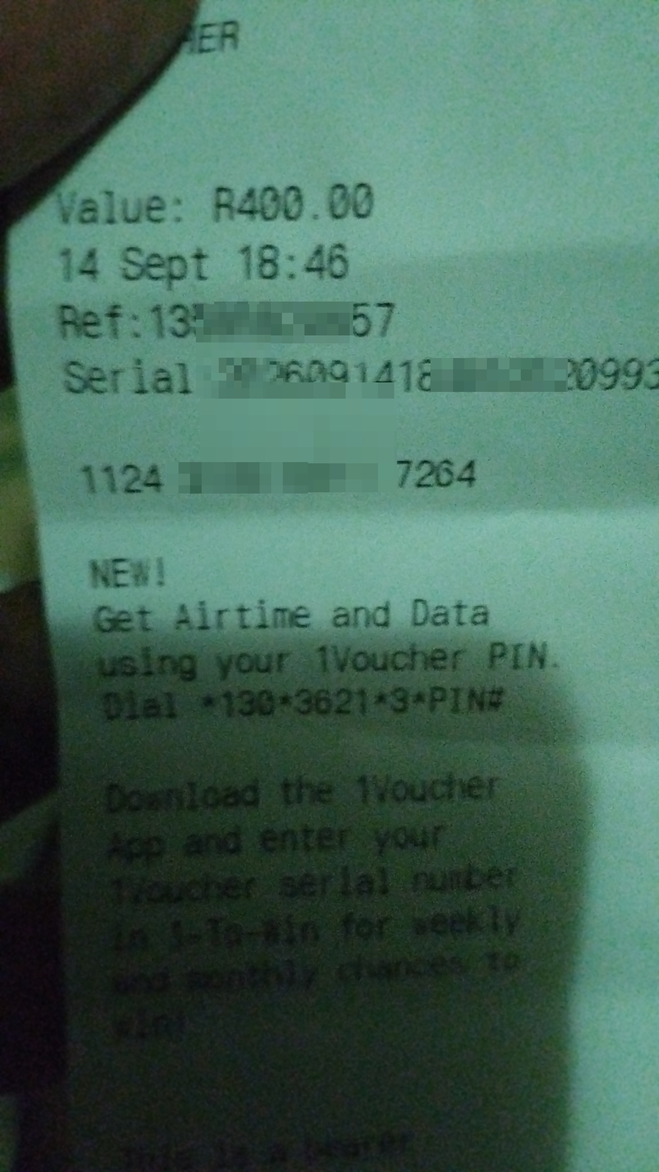 scammed me voucher