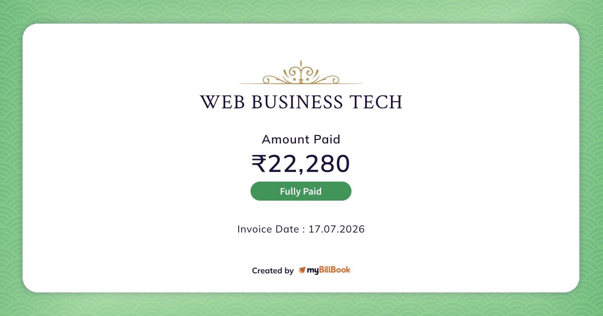 Website Development Scam: Asking for money by sending a bill of 32,000/-