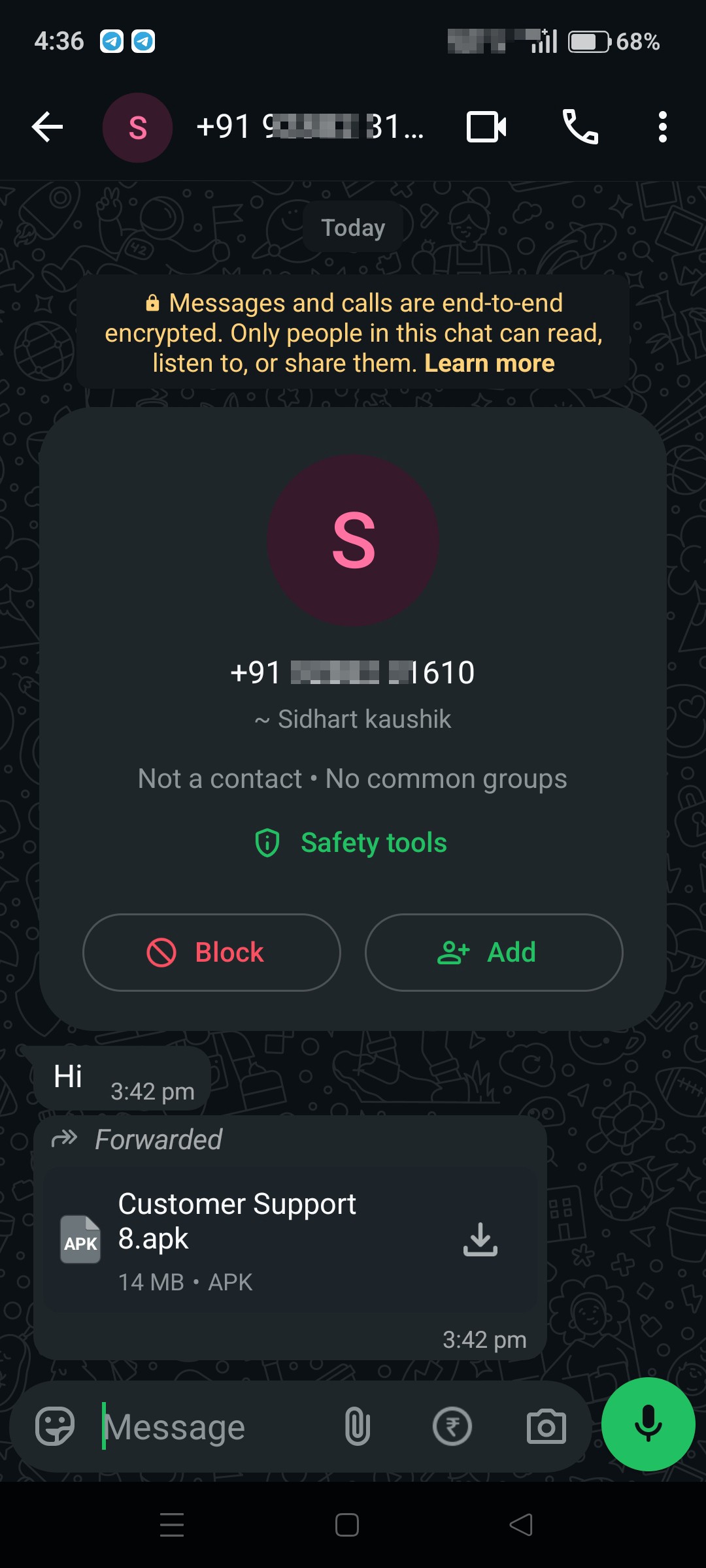 This person was making payments. 