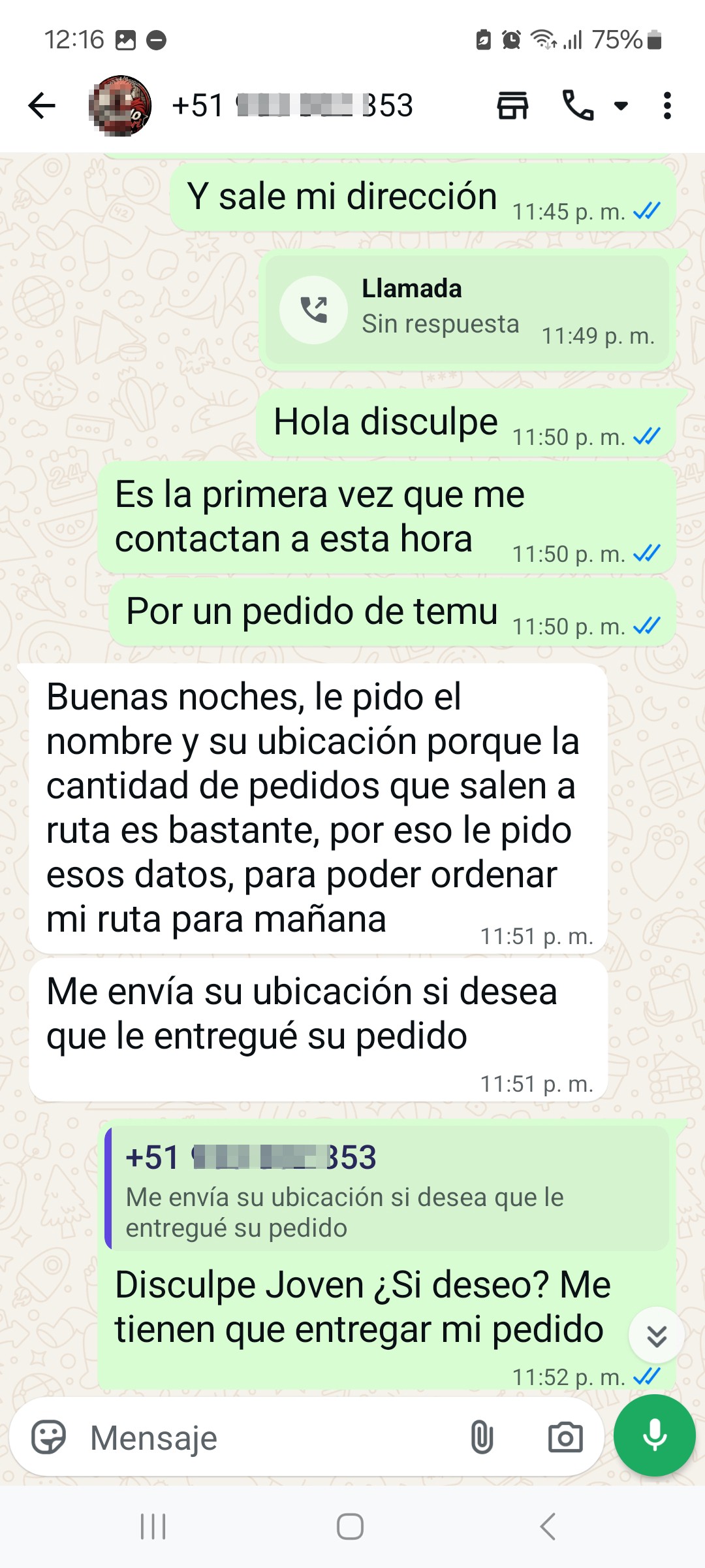 Scammer delivers Temu - image 2