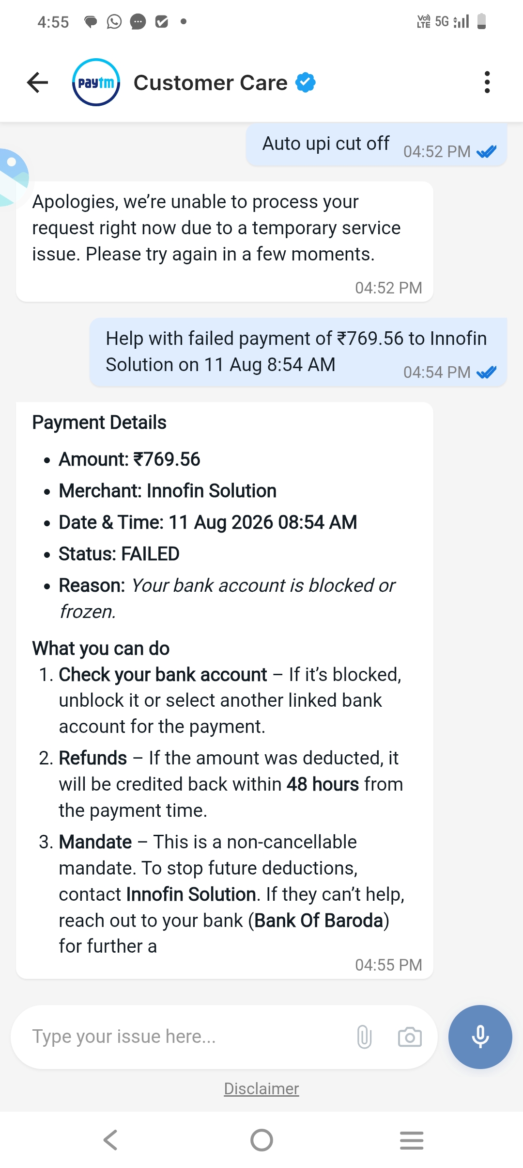 auto pay upi cut  - image 2