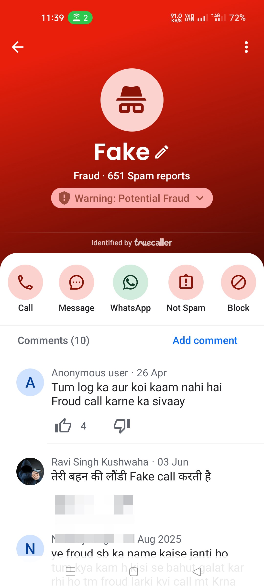 Fraud Calling 
