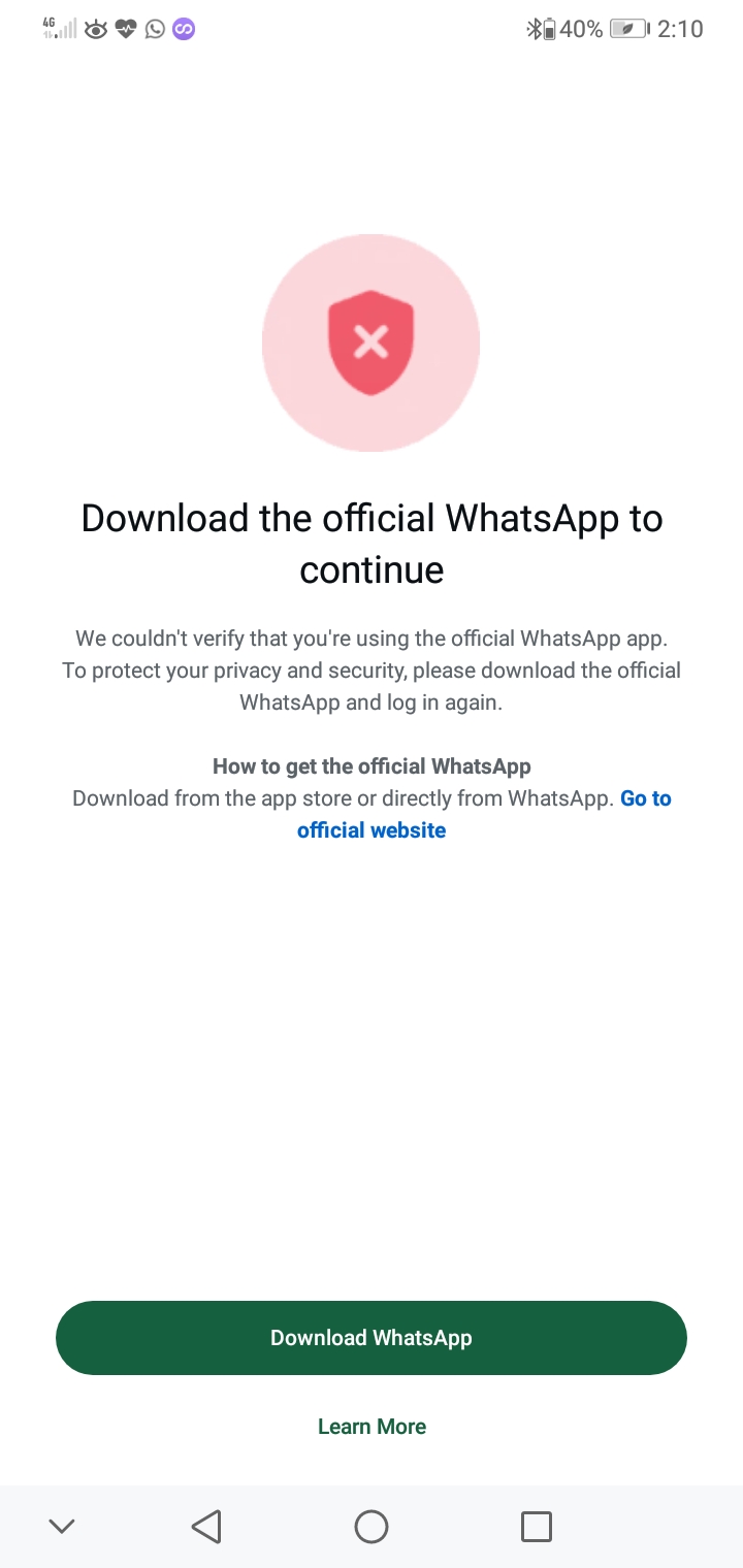 CAN AN ACCOUNT BE BLOCKED FROM USING WHATSAPP OR NOT
