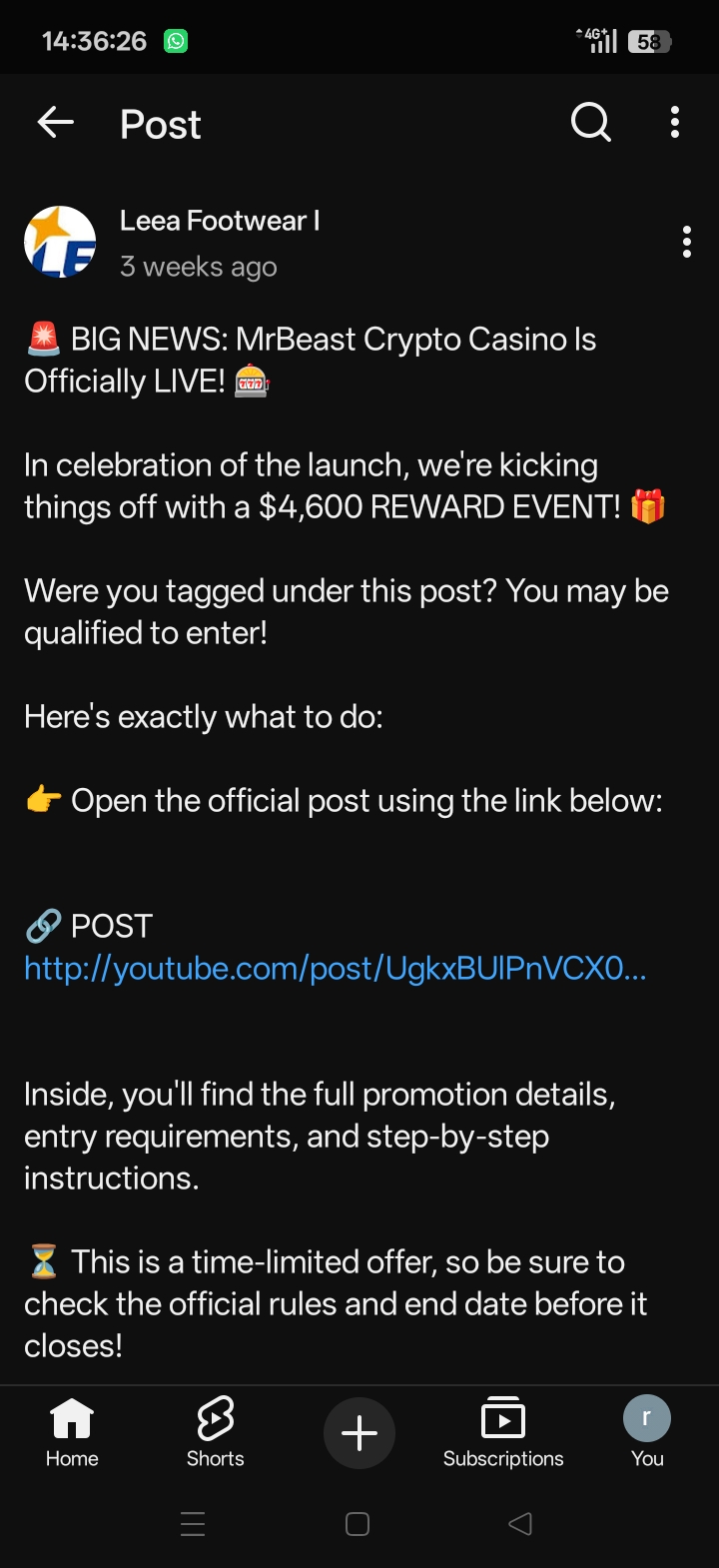 YOUTUBE MENTIONED SCAMMER!