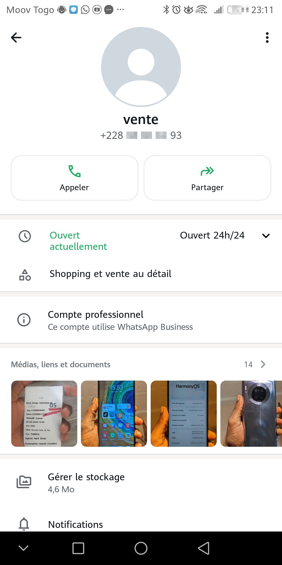 This is a scammer selling mobile phones online.