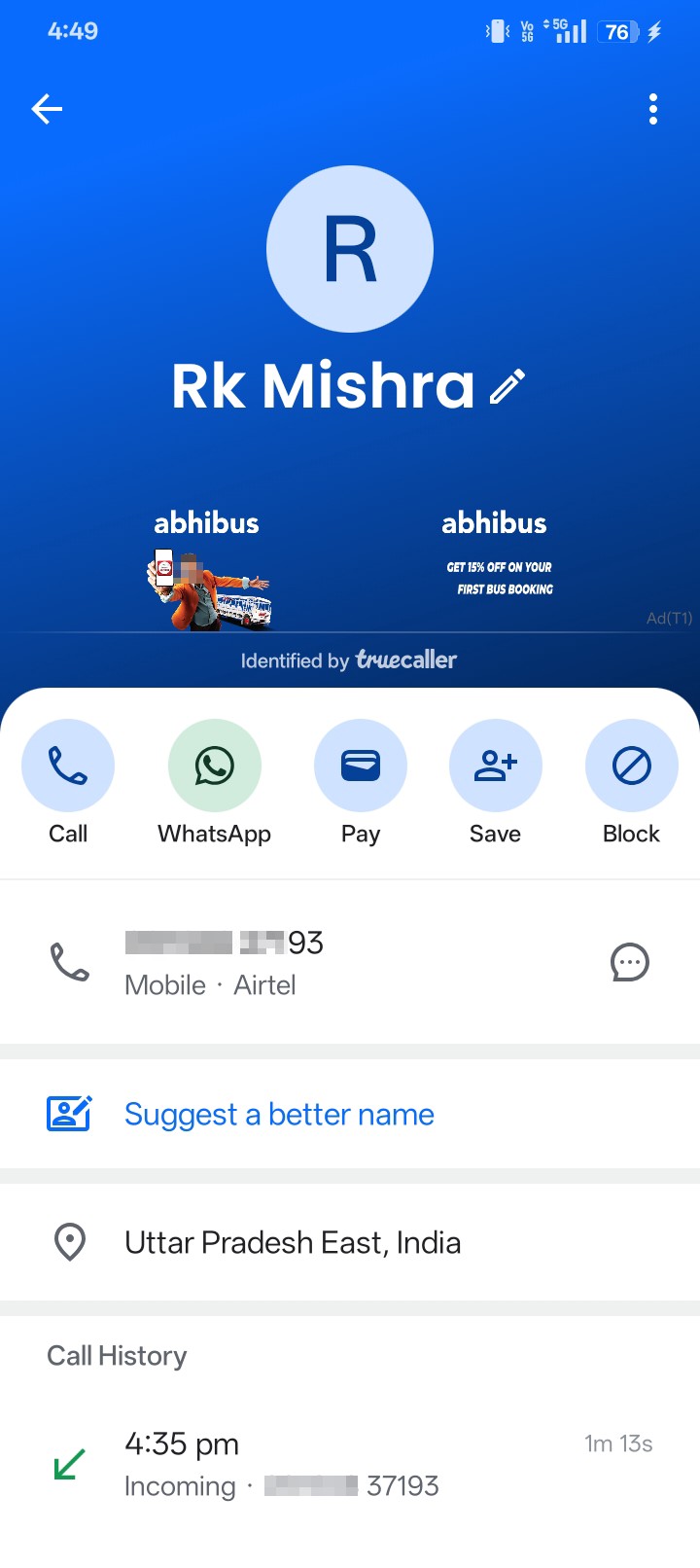 spam calling 