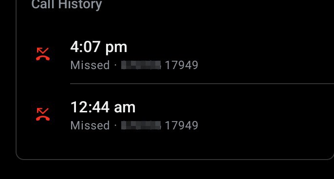 phone call harrasment 