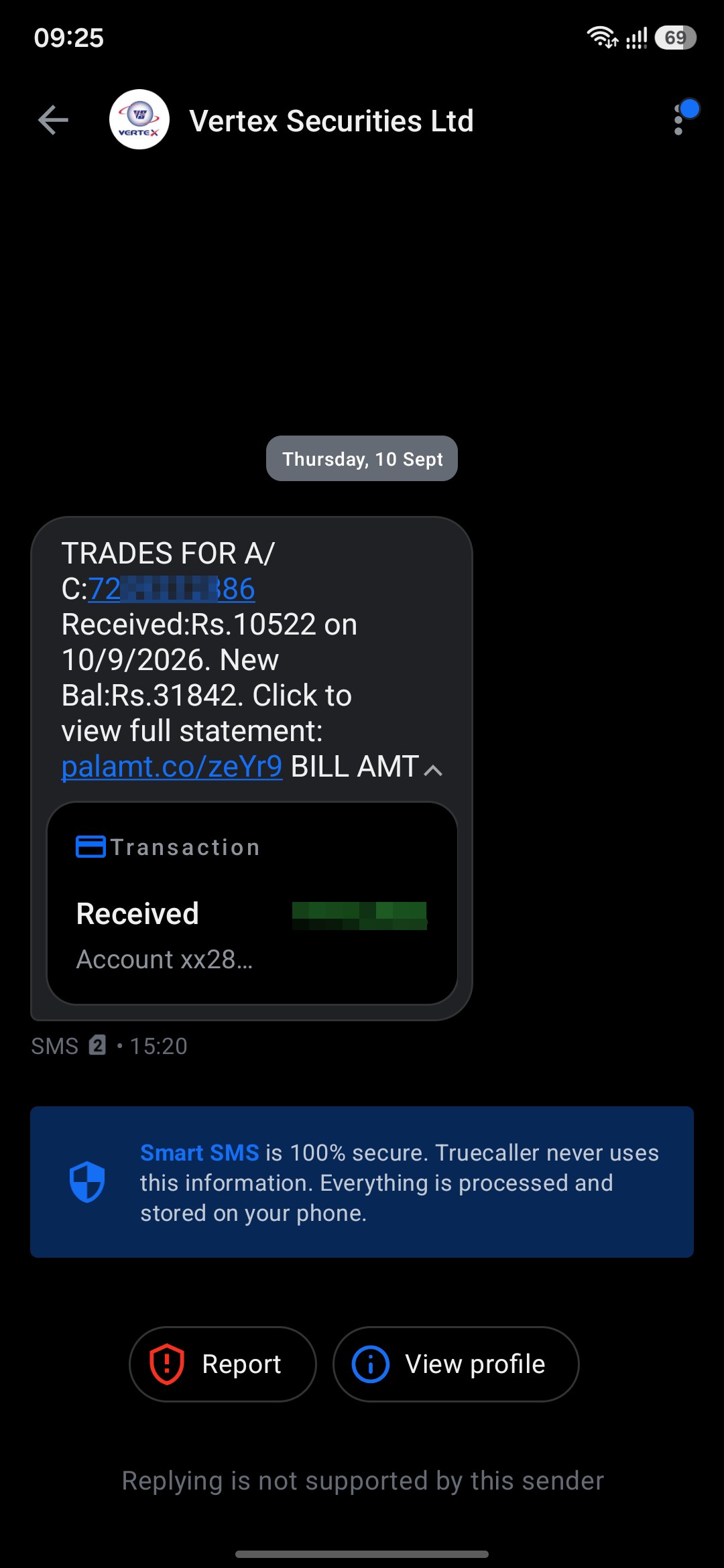 fake sms