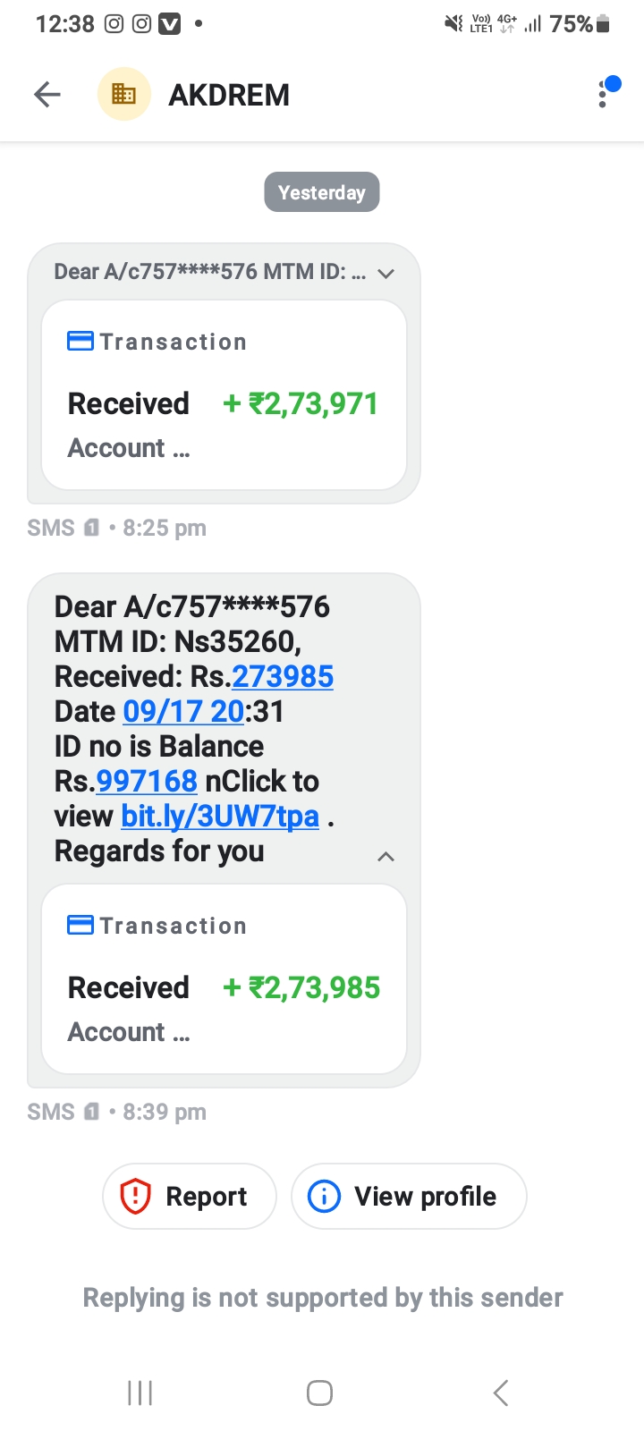 fake sms