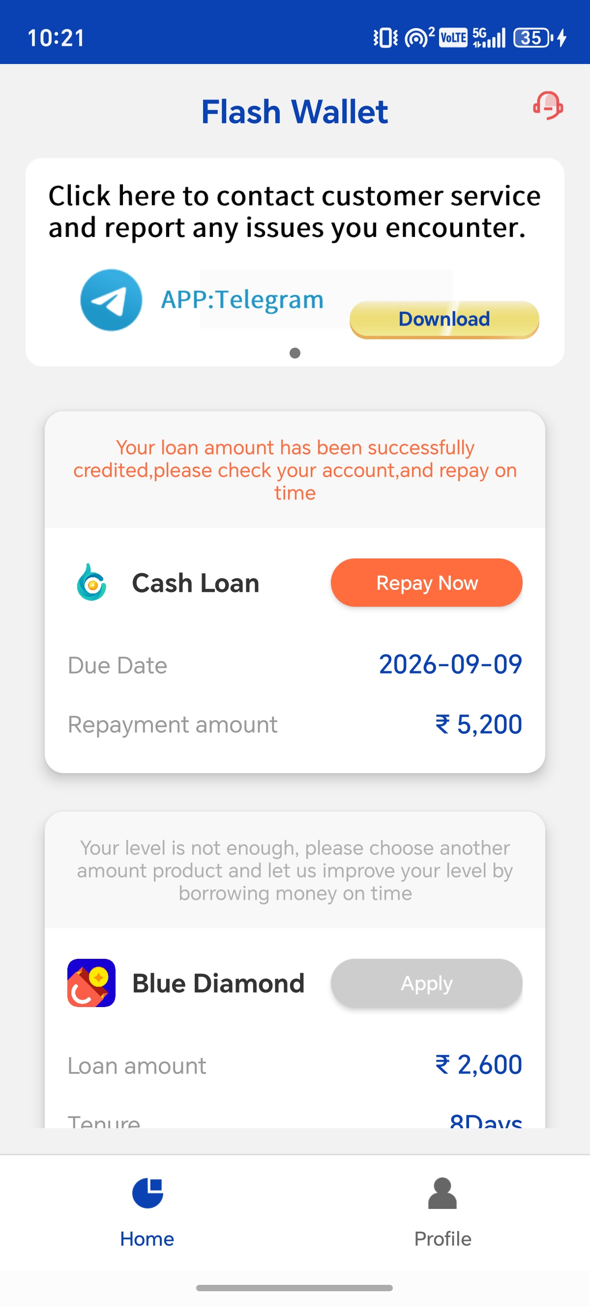 Loan Fraud Flash Wallet Apk Harrasing 😭 - image 2
