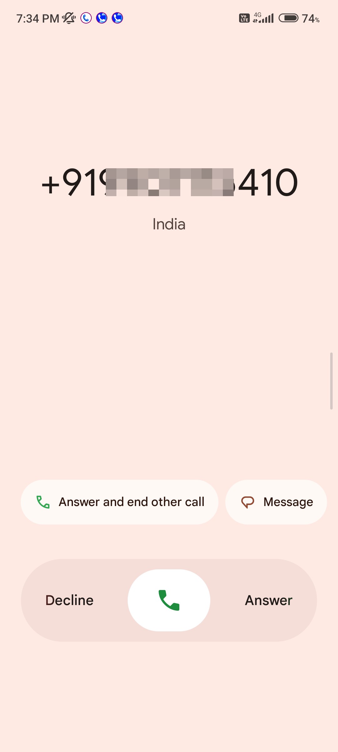 This number is a recharge scam.   He calls and says it was recharged by mistake, please return it.  - image 2