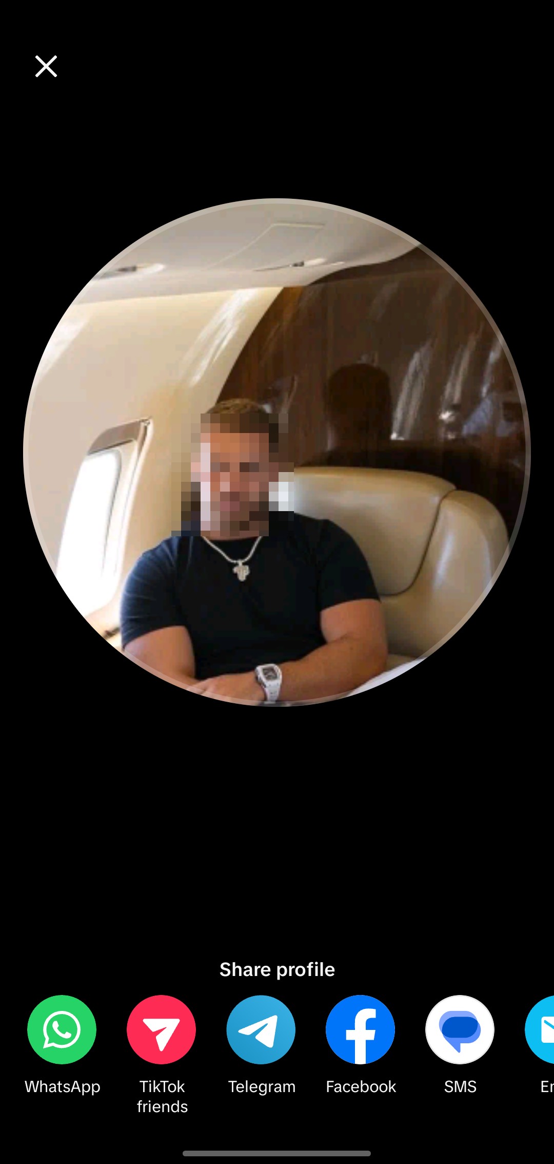 Fake forex trading offer from someone using TikTok videos