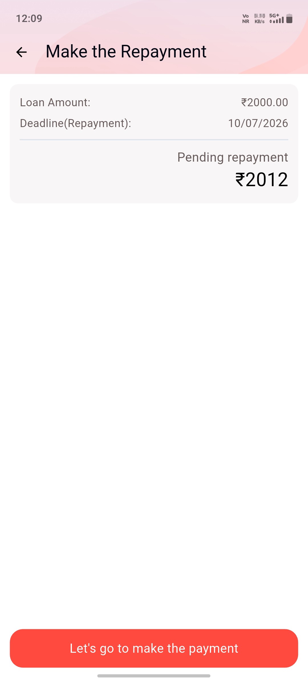 Fake loan is 7 days.