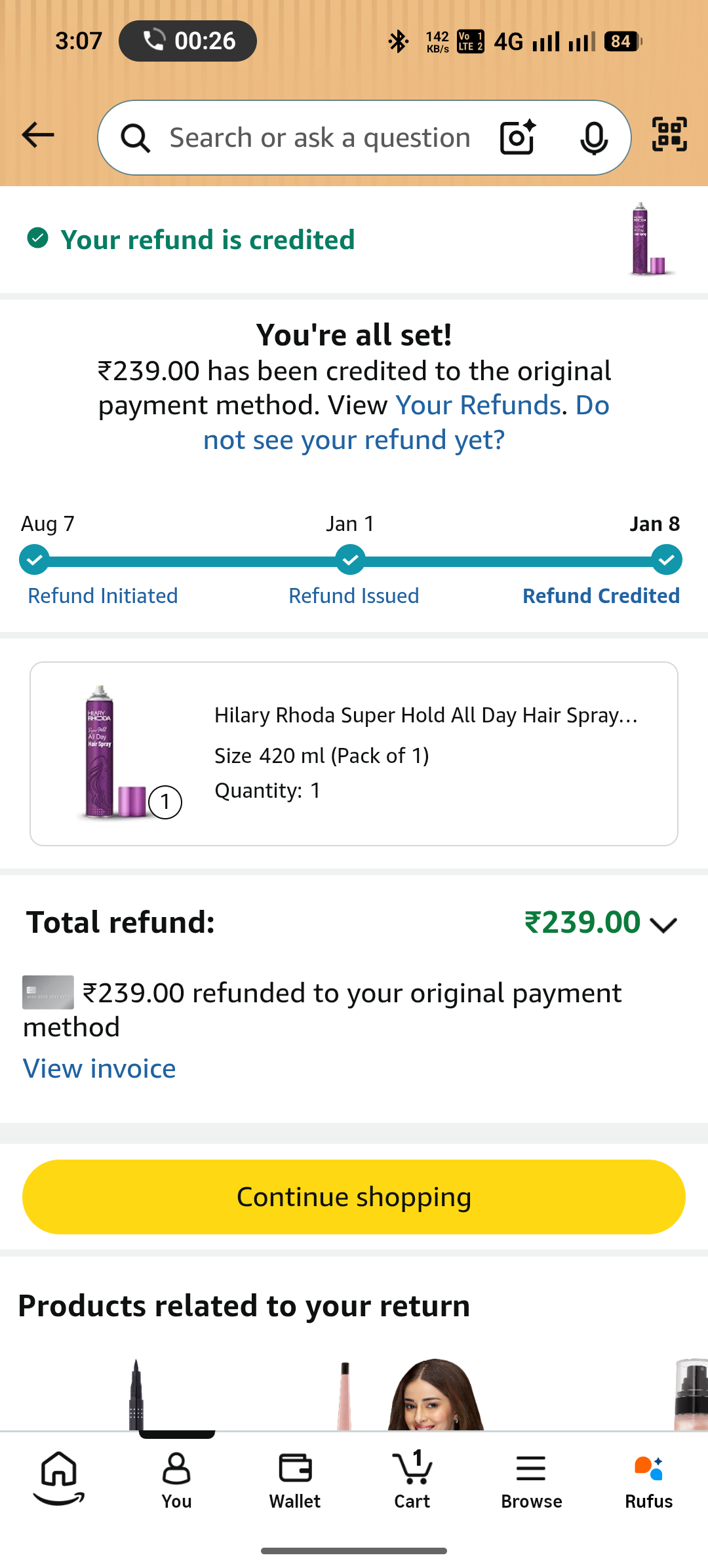 Do not shop from Amazon, otherwise your money might get stuck.