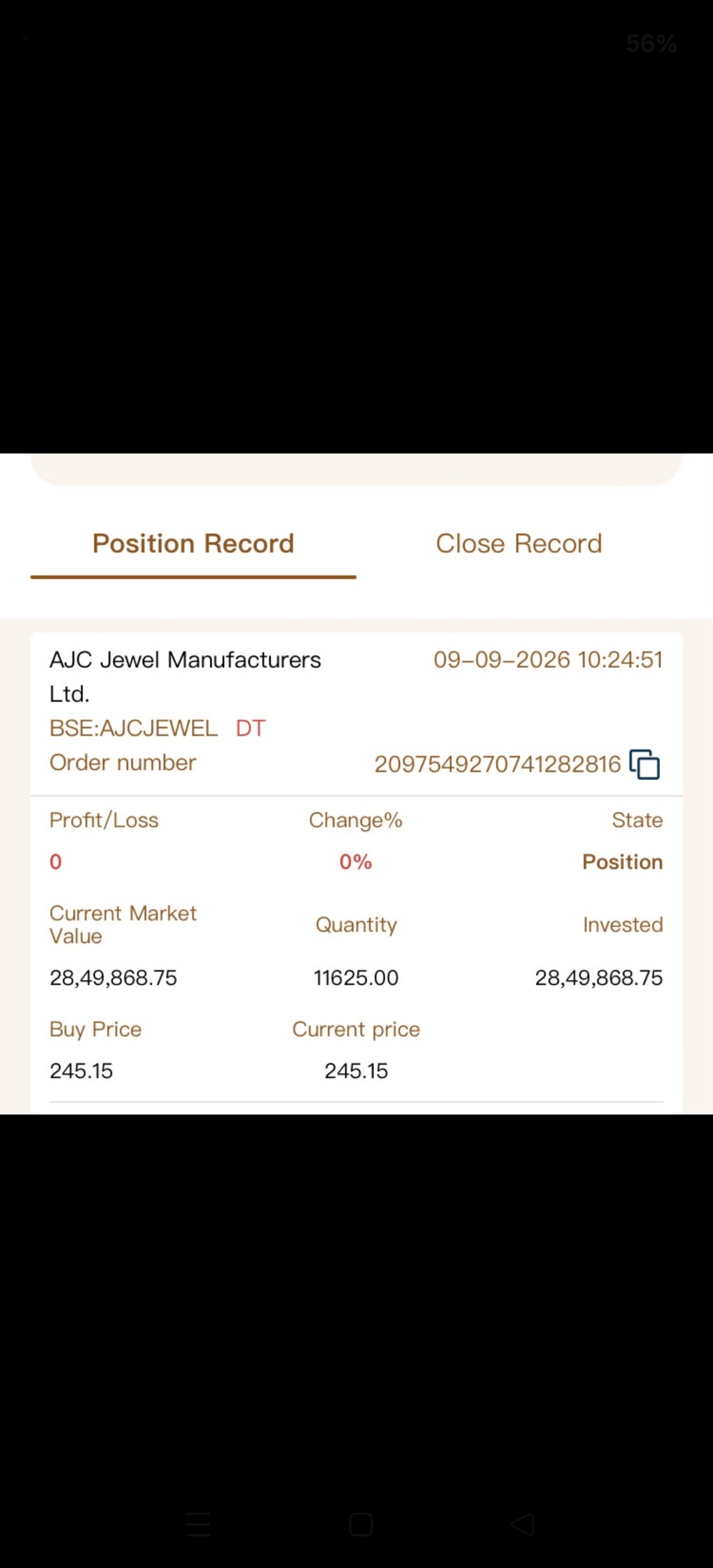 Share market whatsapp scam..