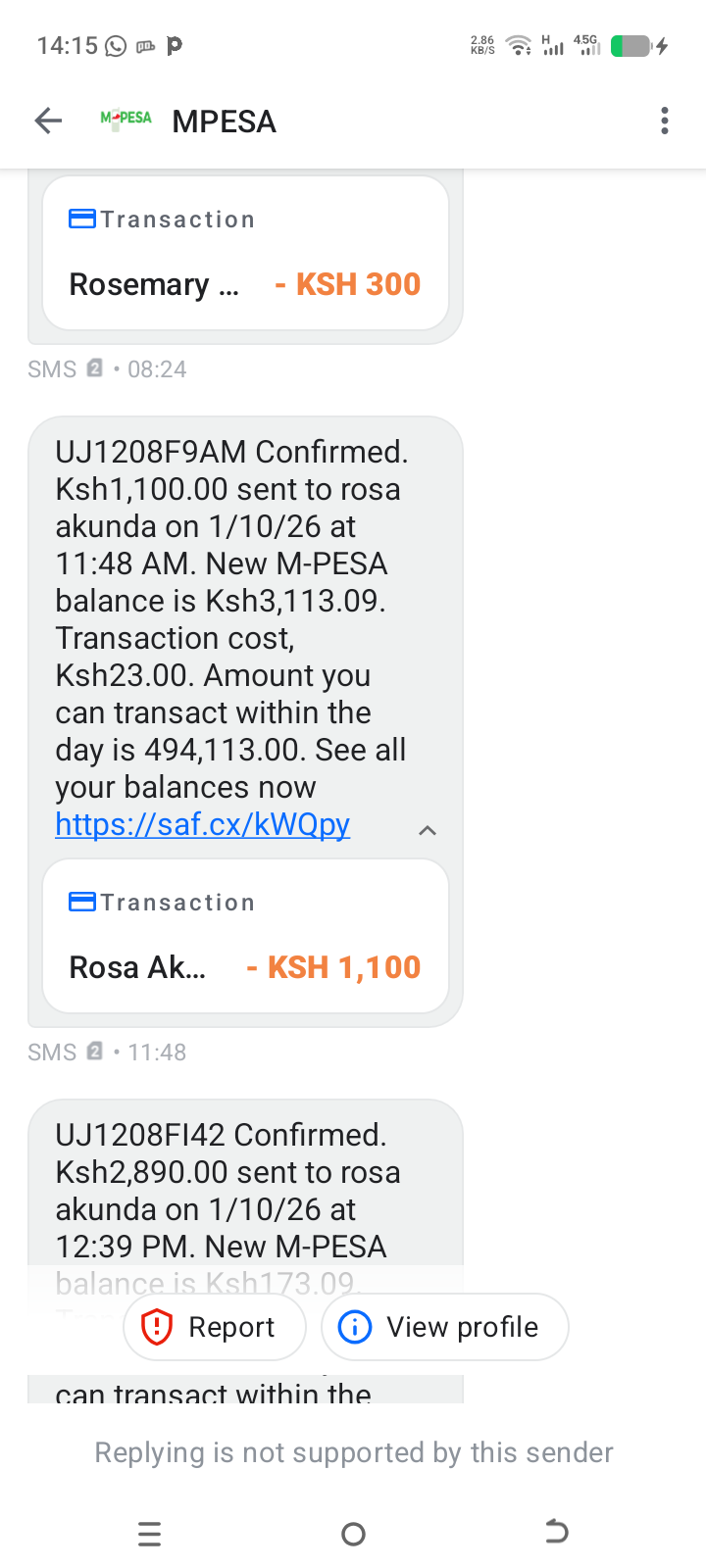 Money scam