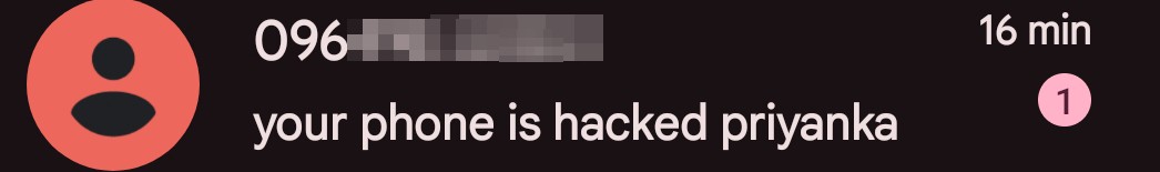 don't talk with unknown person