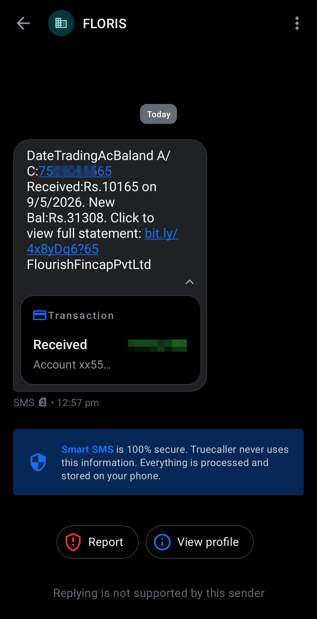 scam message 