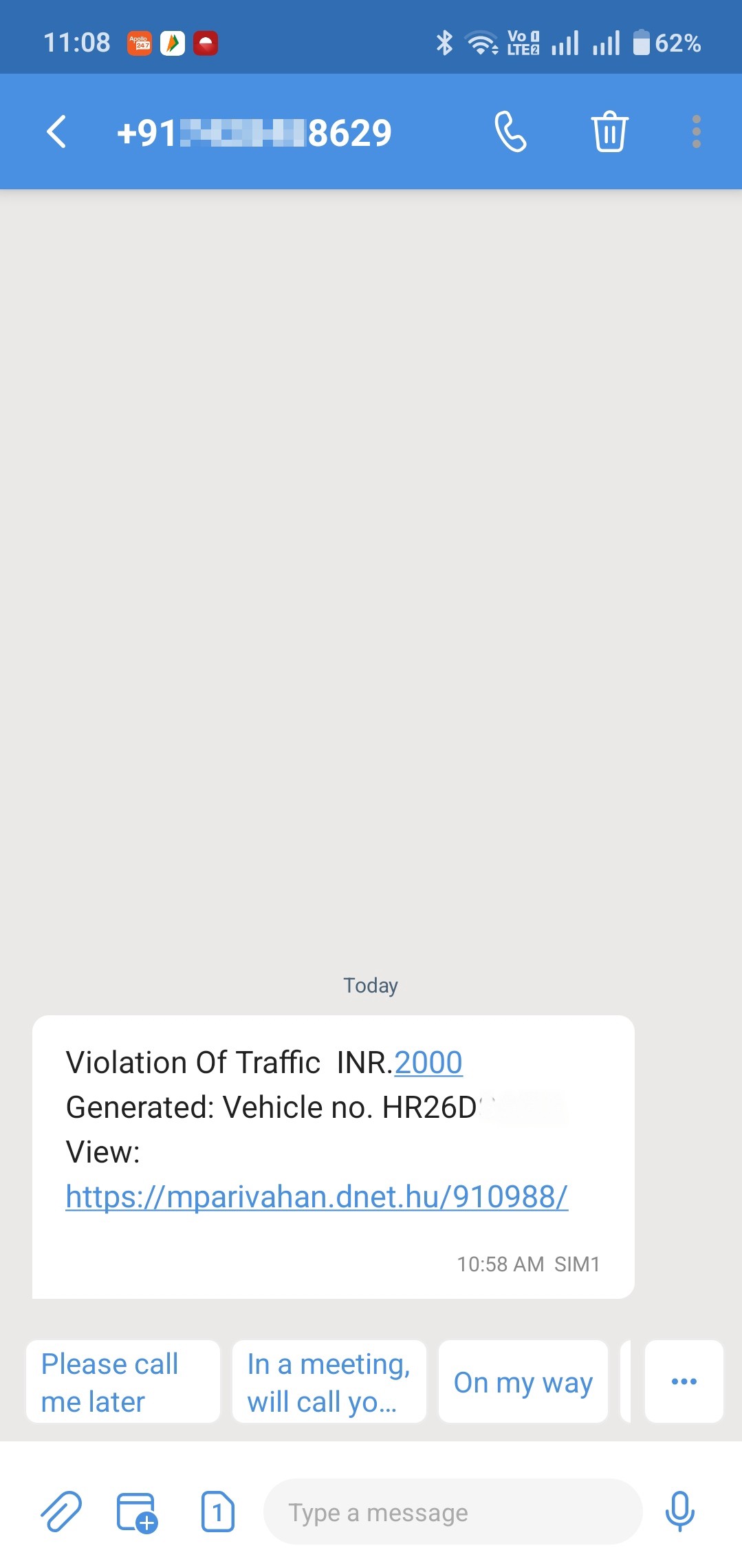 Traffic Challan Scam