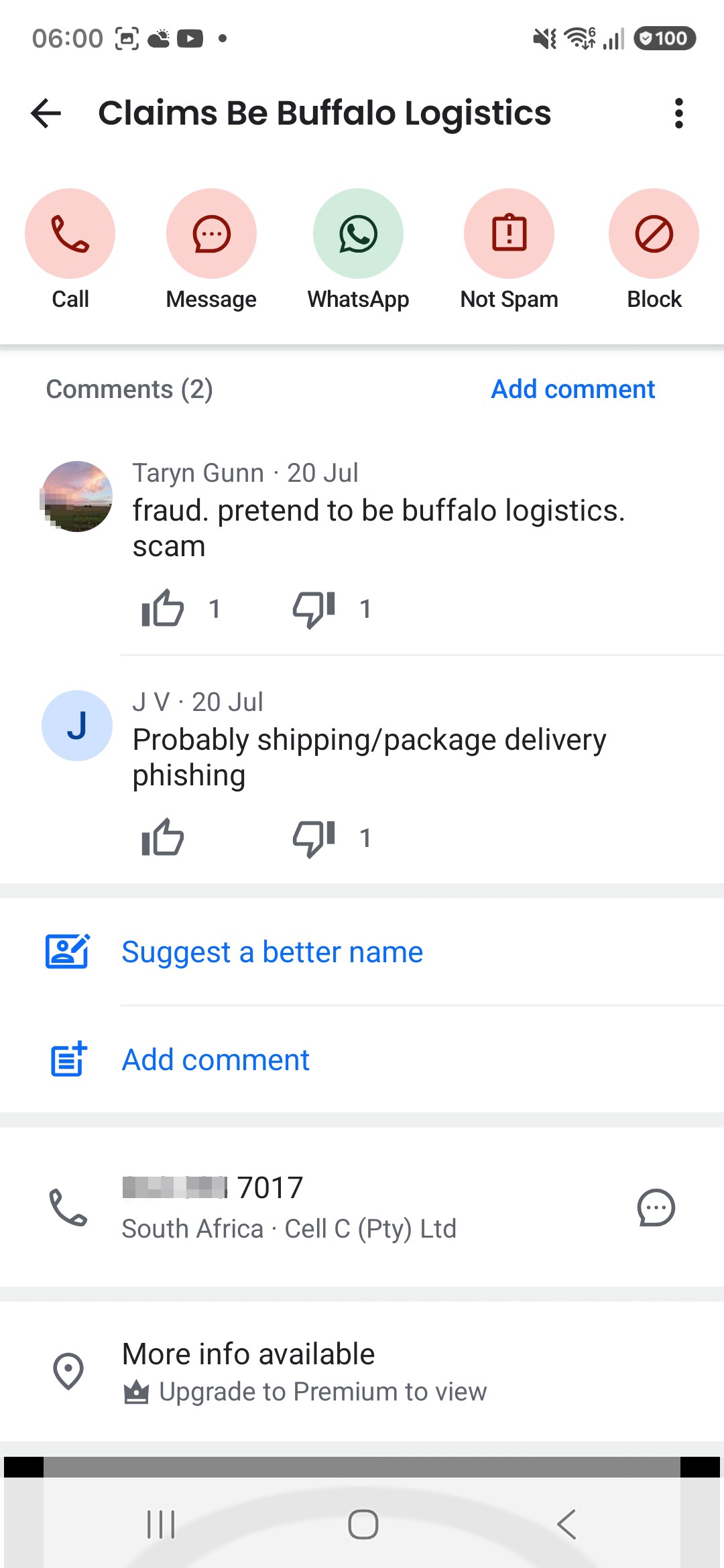scam with a transport company  - image 2
