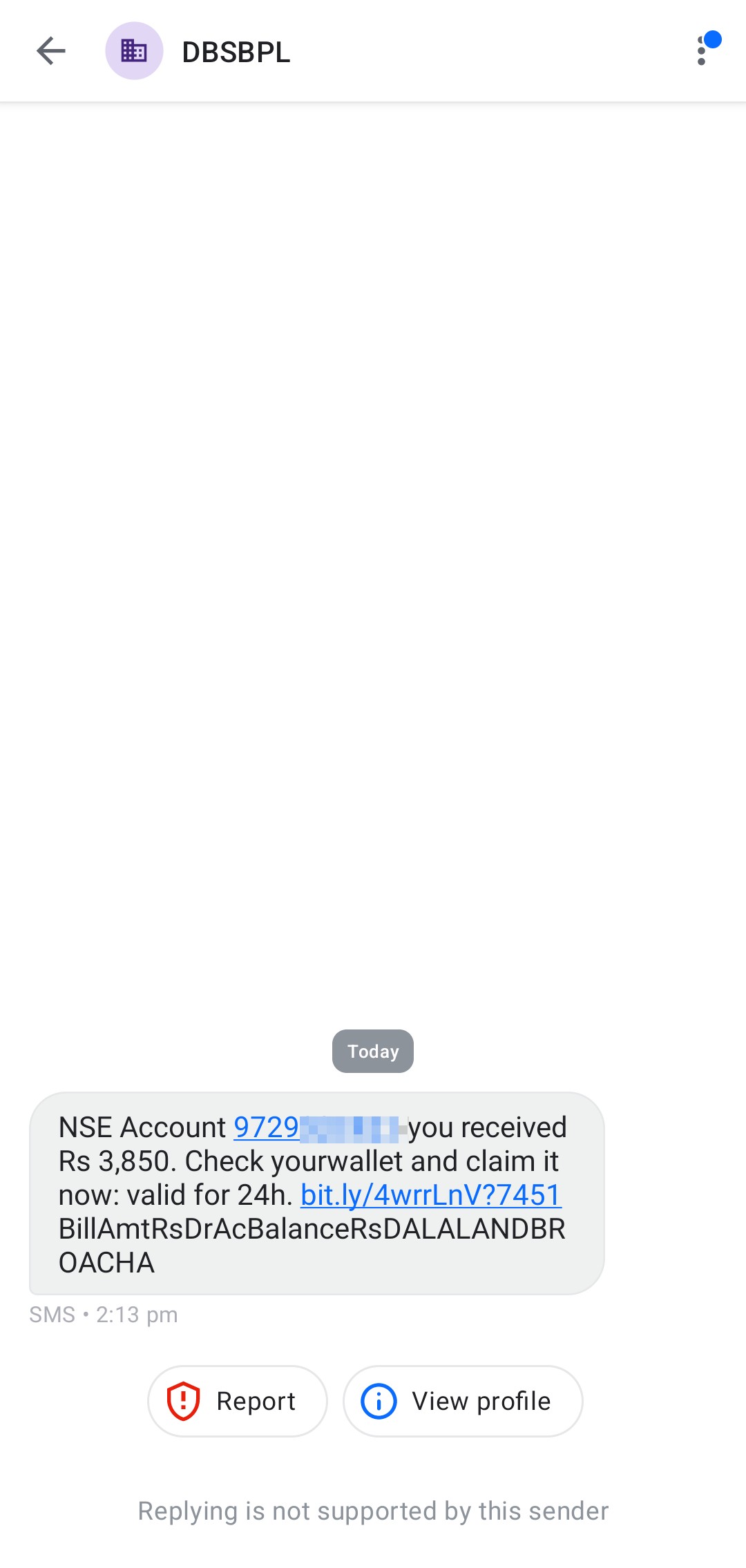 NSE wallet scam