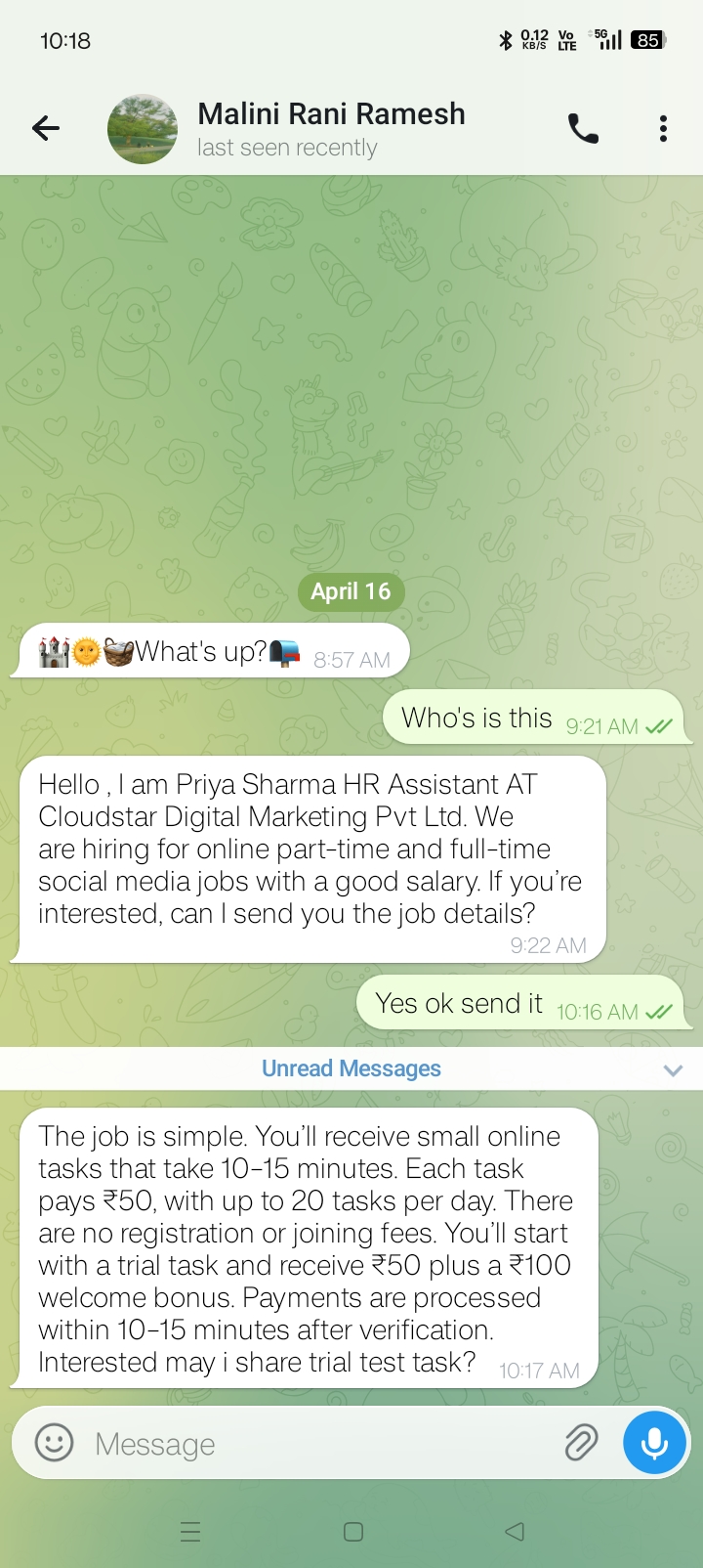 New scam 