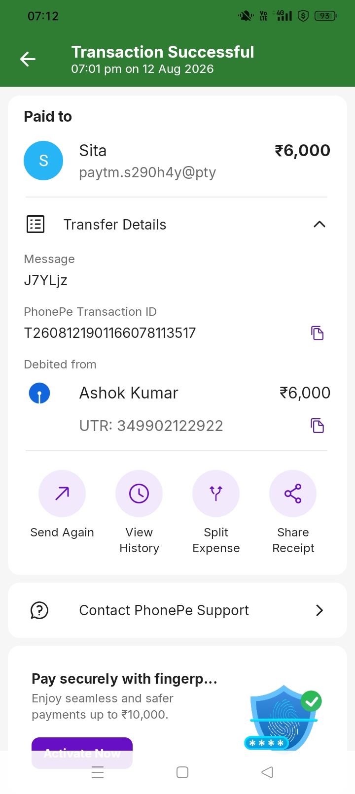 The photos we sent are related to the scam, and we want to take legal action. Has the report been filed or not? - image 3