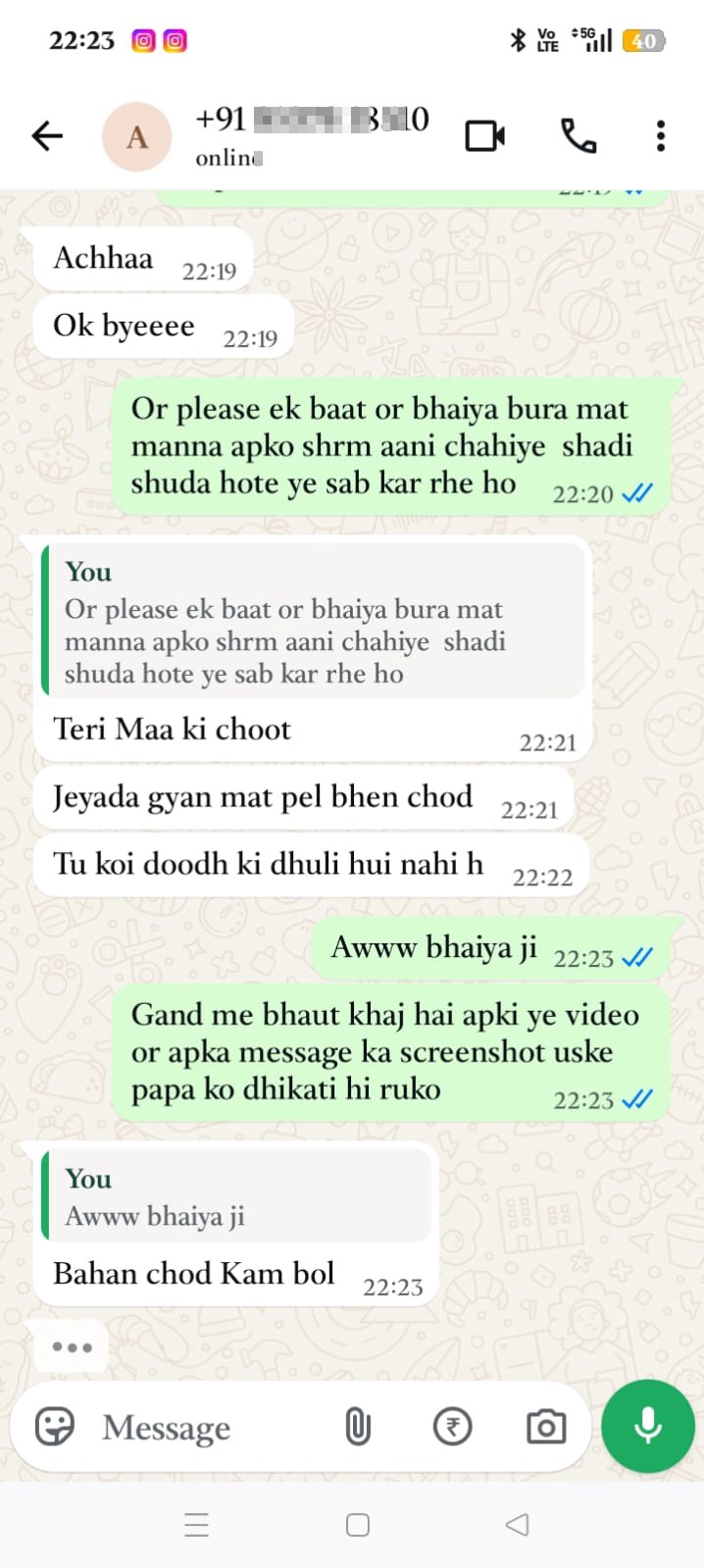 scame on WhatsApp 