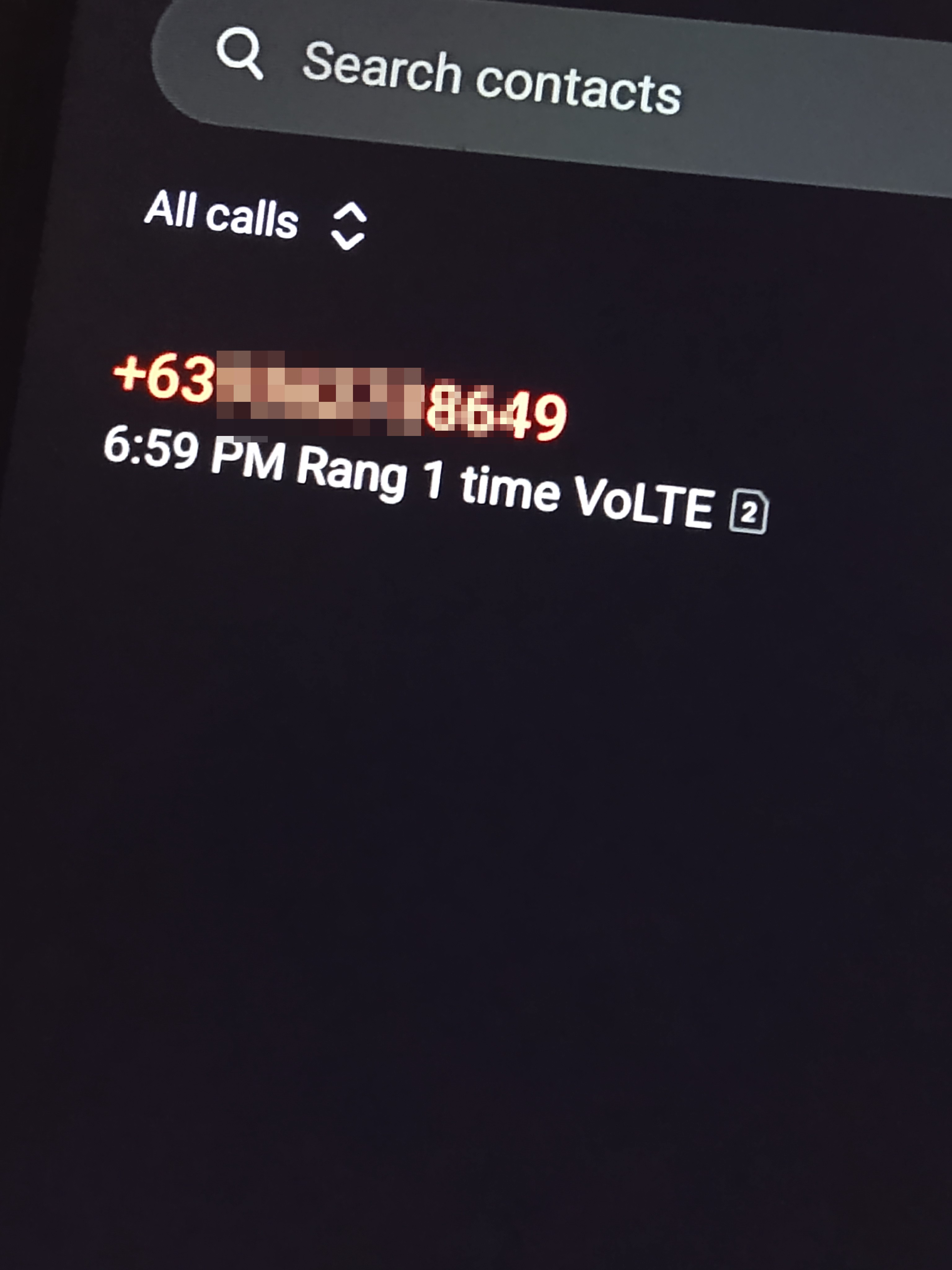 Spam caller