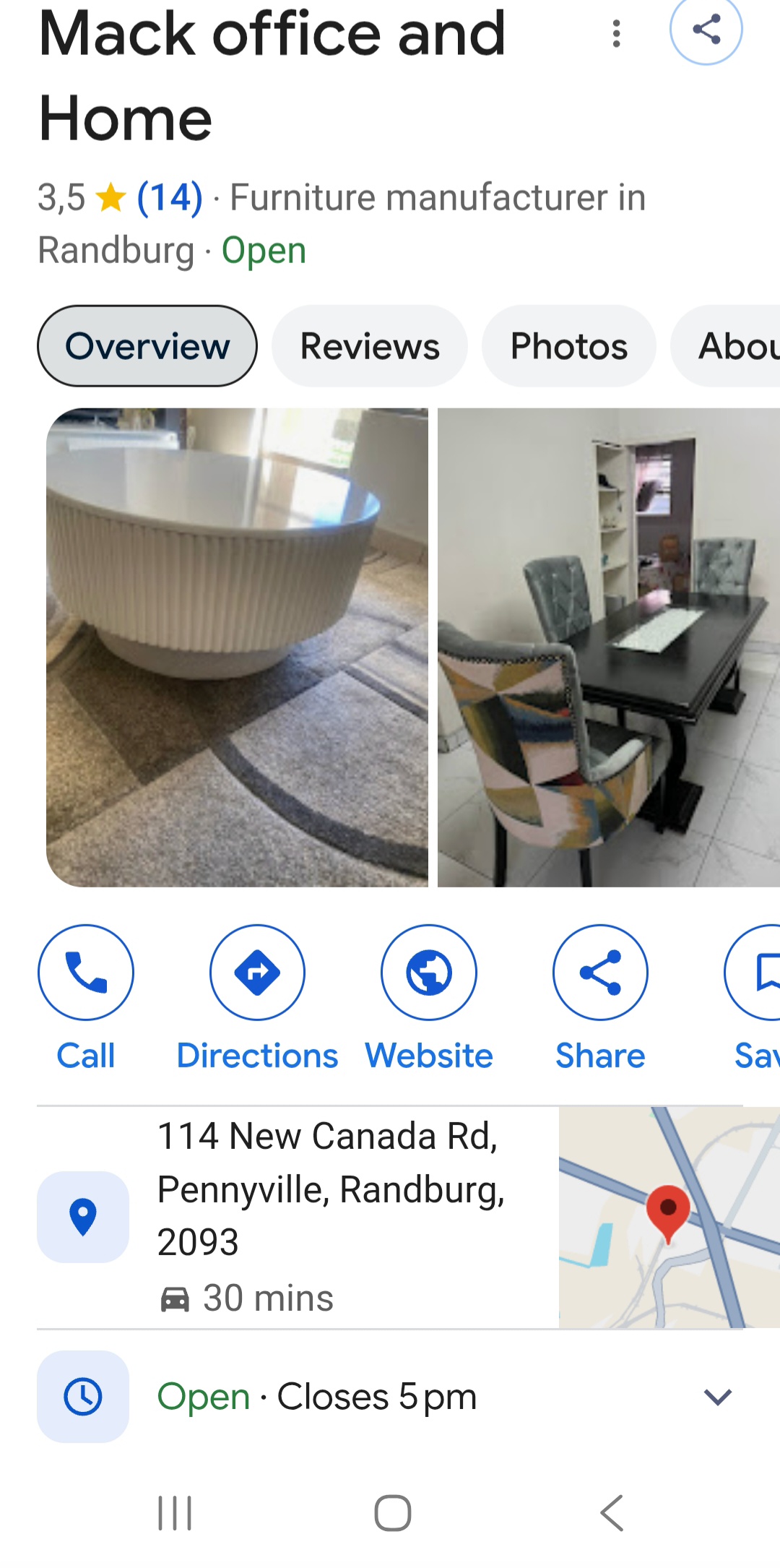 Don't do biz with this furniture company