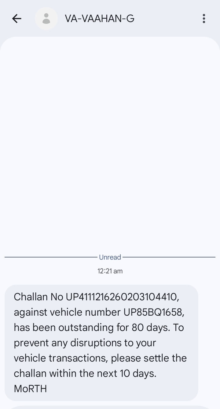 Challan scam