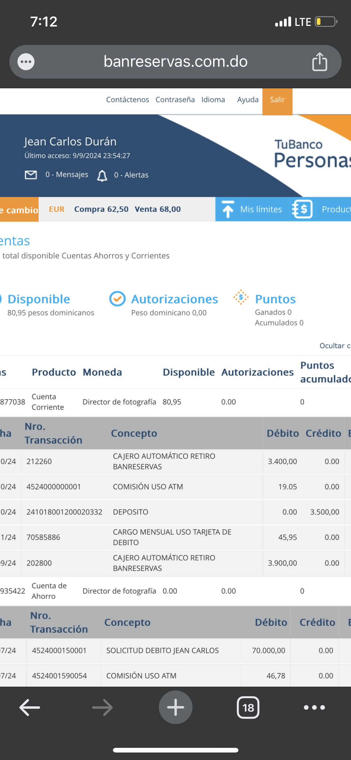 Van reservas el Banco de las soluciones