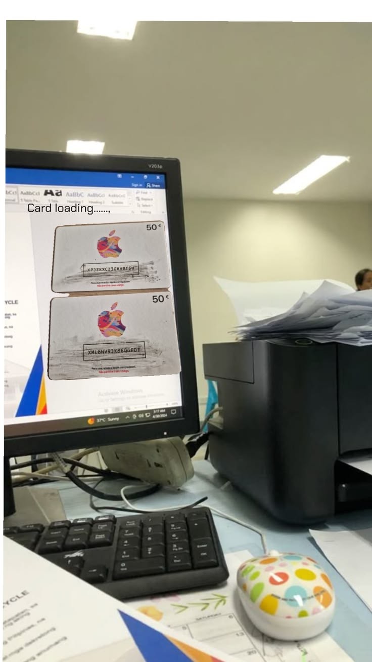 Gift card recovering 