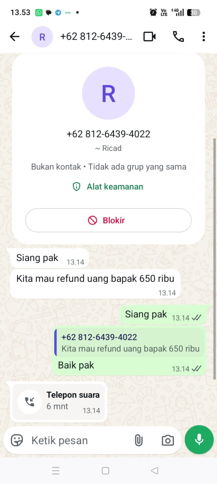 A scammer's Instagram account is impersonating our store using their fake number. - image 5