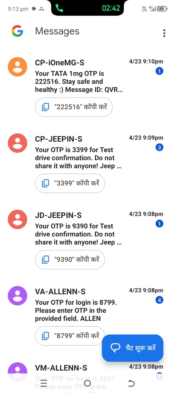 yhe namber se call ata hai or bank ka manger bata ke otp magta hai to aso se savdhan rhe  - image 2