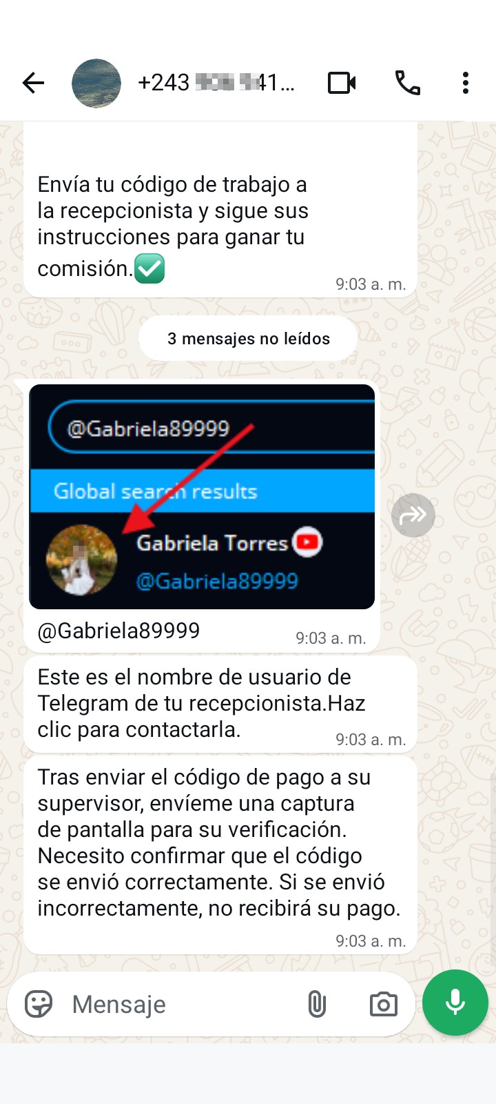 telegram scam