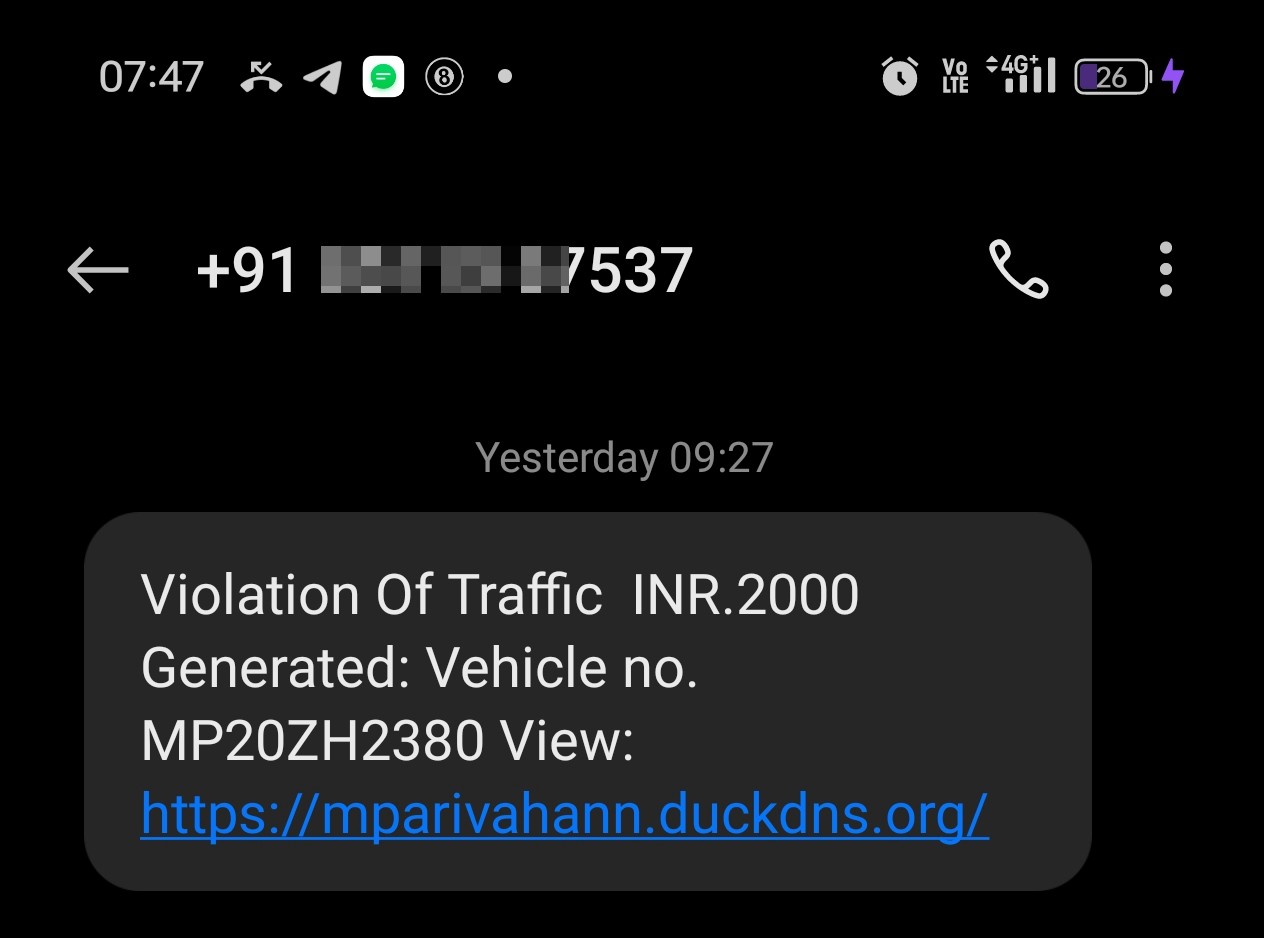e challan scam