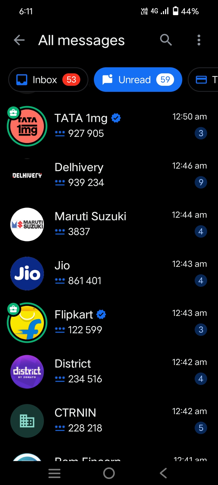 Someone has hacked my number with fake OTP SMS and calls. I received 20 SMS in 2 minutes. - image 2
