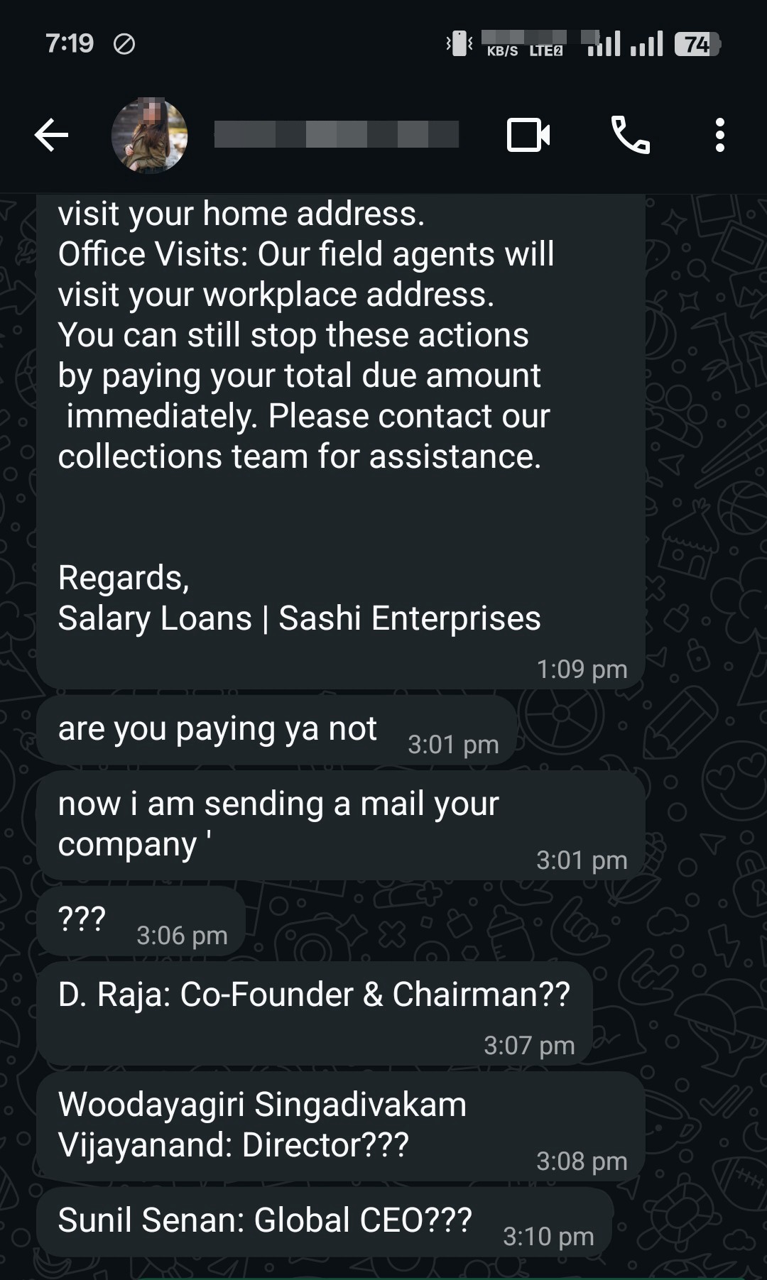 Online loan harrasment  - image 3