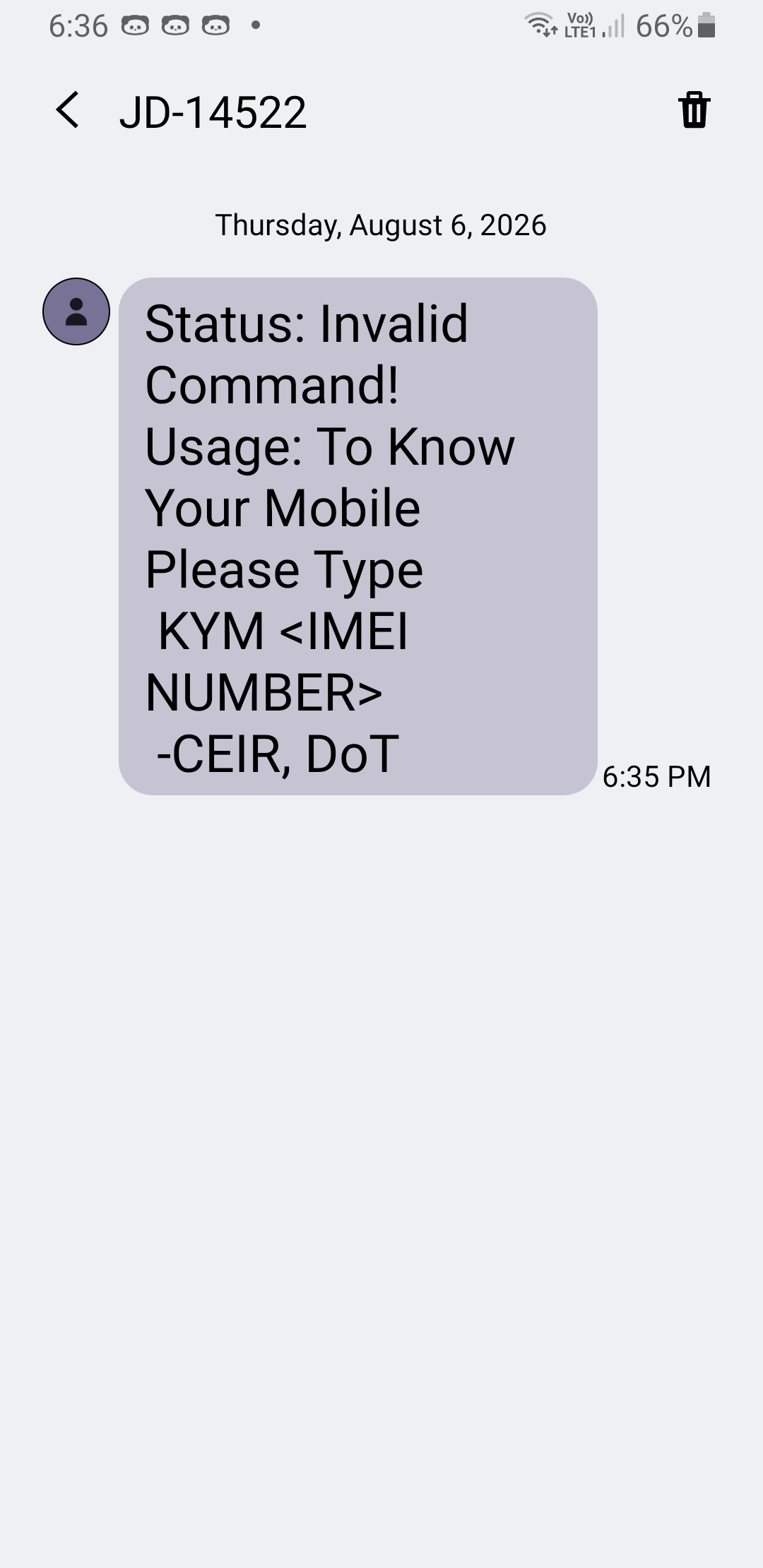 what does this sms mean I don't understand  can someone tell me