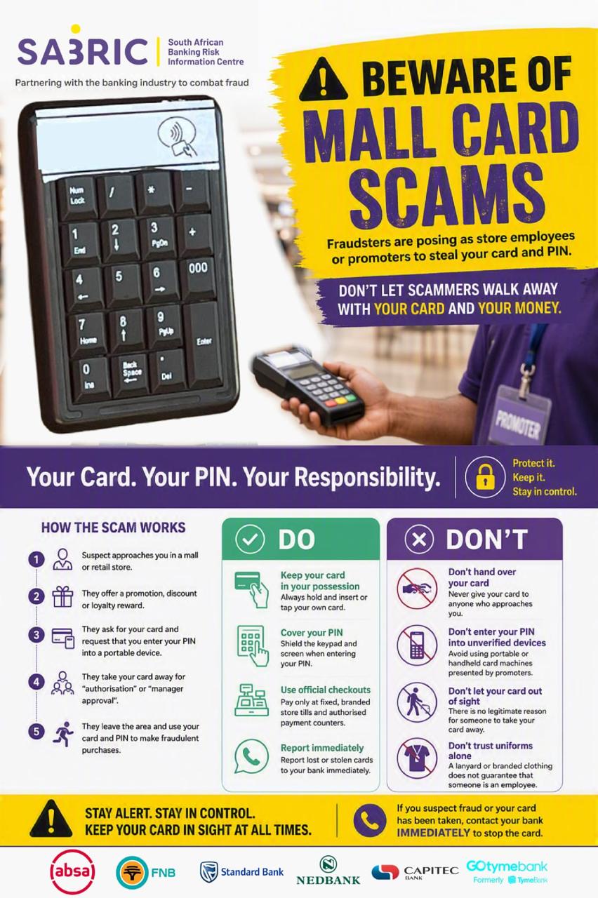 Shopping mall scams