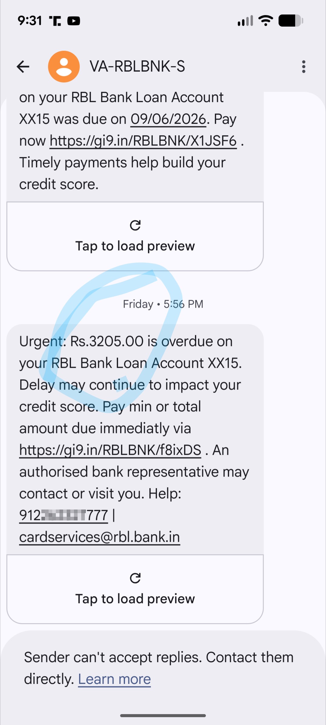 RBL BANK LOAN