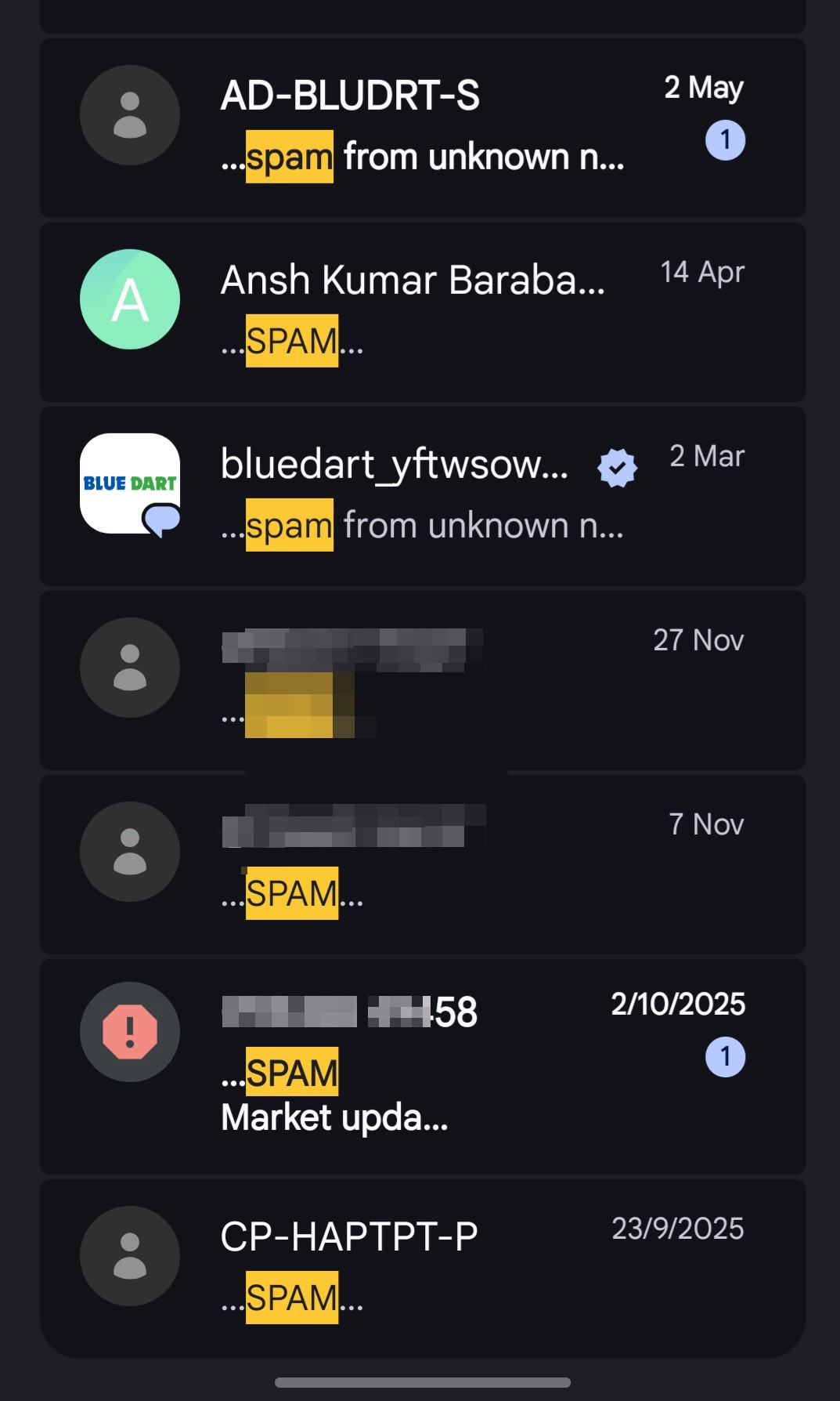 Receiving scam messages from unknown numbers. Please block and take necessary action. - image 2