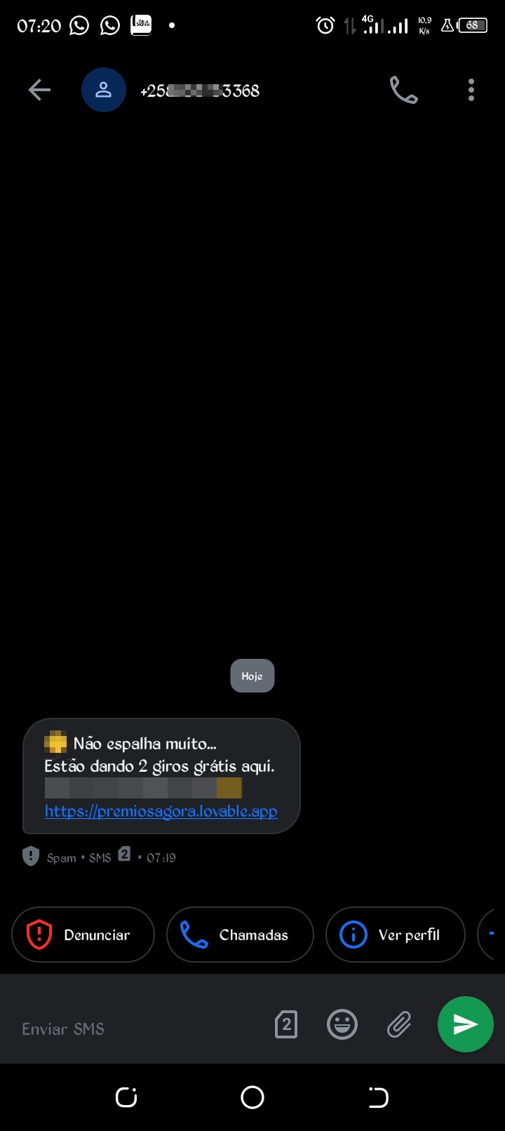 Beware of this type of message