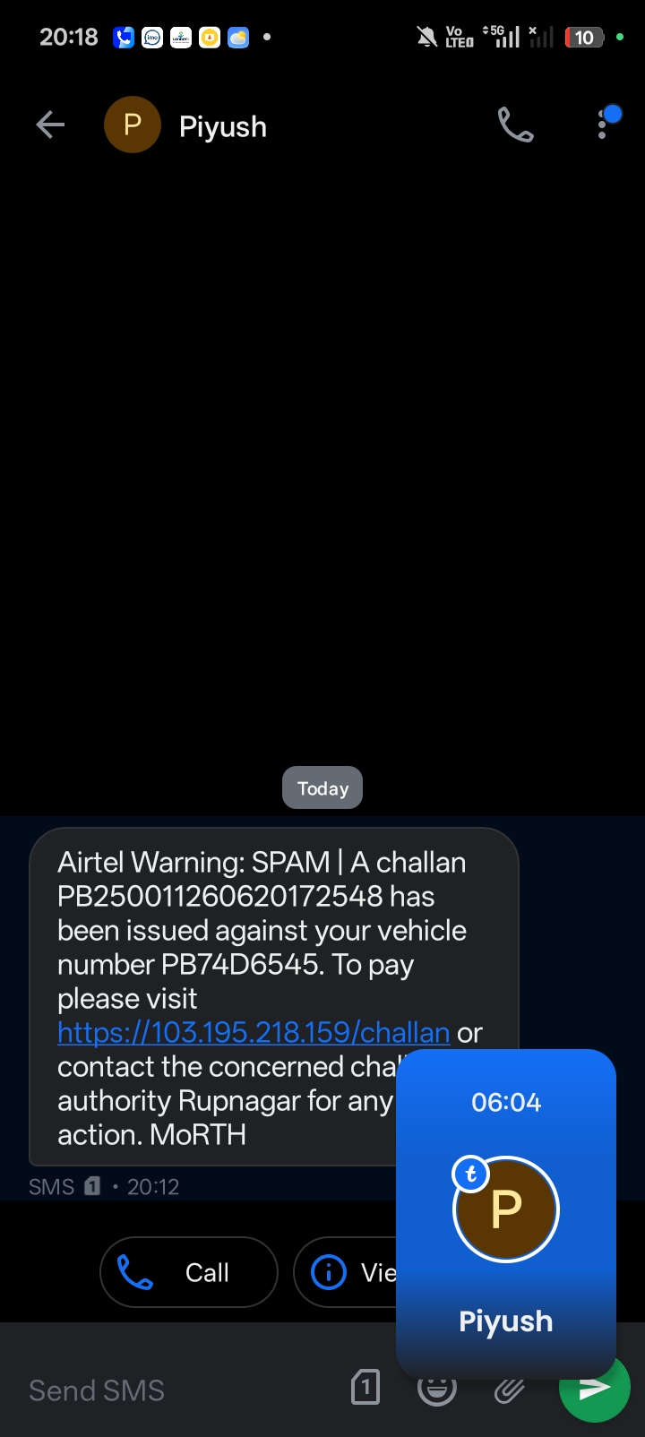 fake challan  - image 2