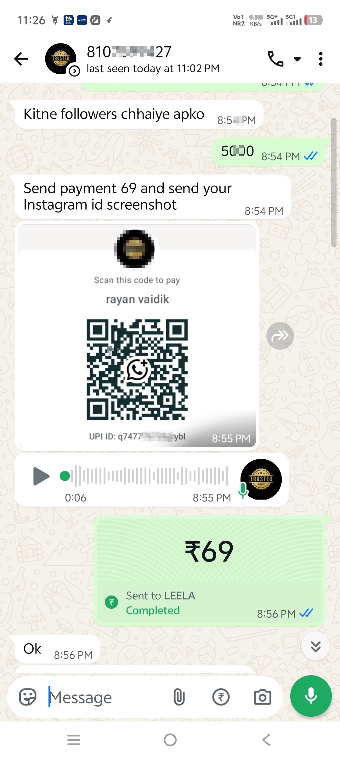 This is a fraud, yeah 81075 99427